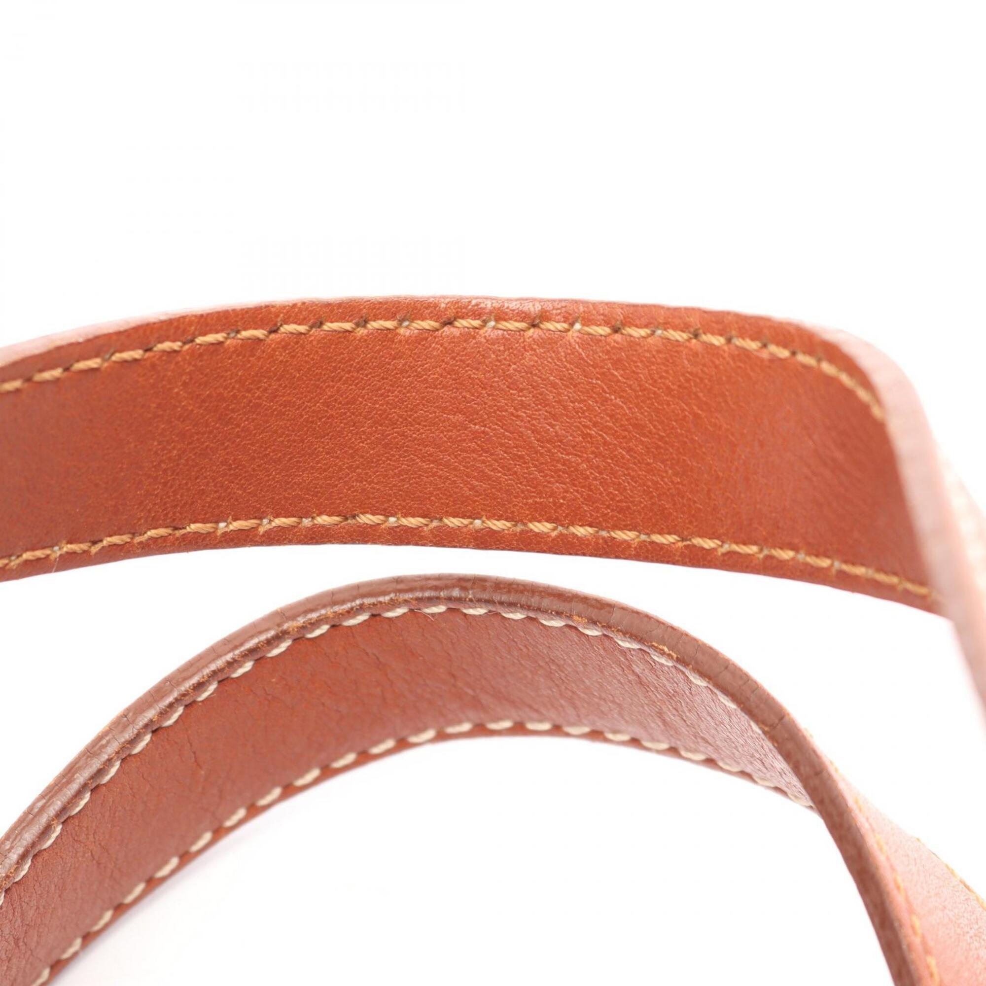 Celine Brown Leather Handbag Tote Bag (Pre-Owned)