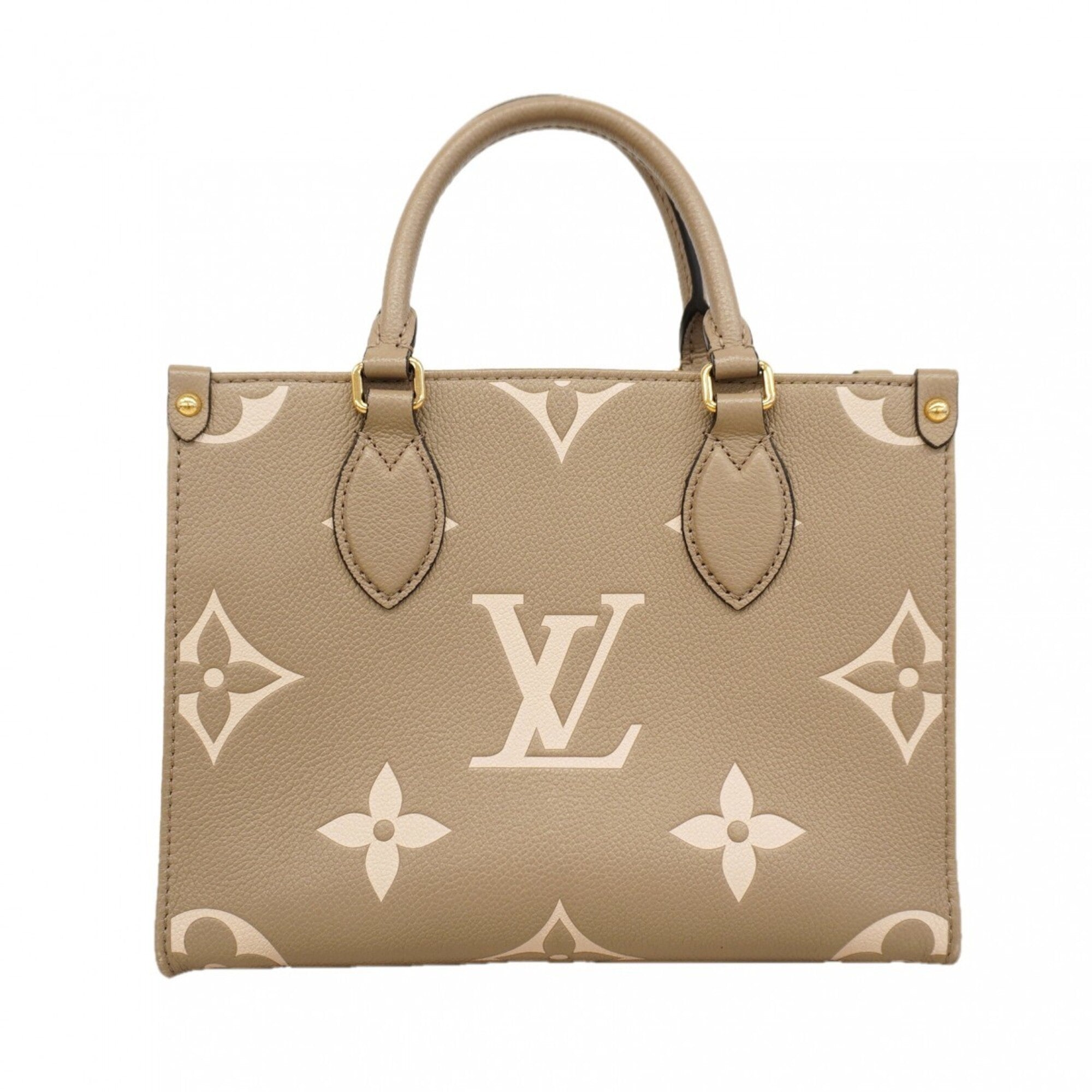 Louis Vuitton Cream Tourterelle Handbag (Pre-Owned)