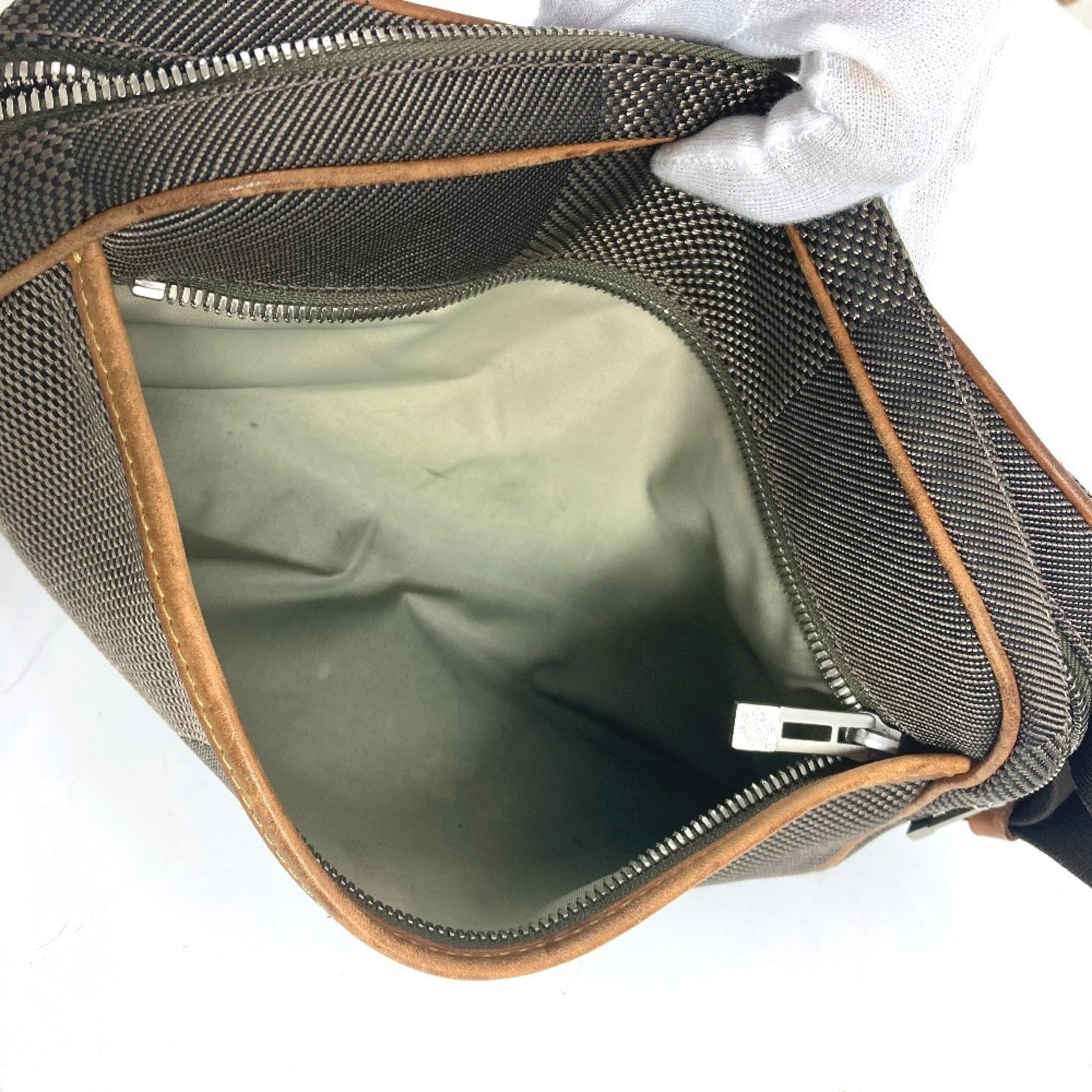Louis Vuitton Earth Khaki Damier Geant Shoulder Bag Sling Bag (Pre-Owned)
