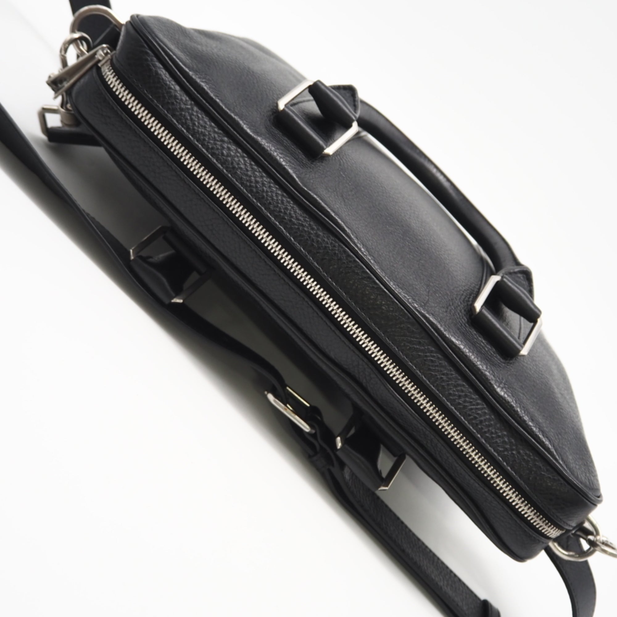 Bottega Veneta Black Leather Briefcase (Pre-Owned)
