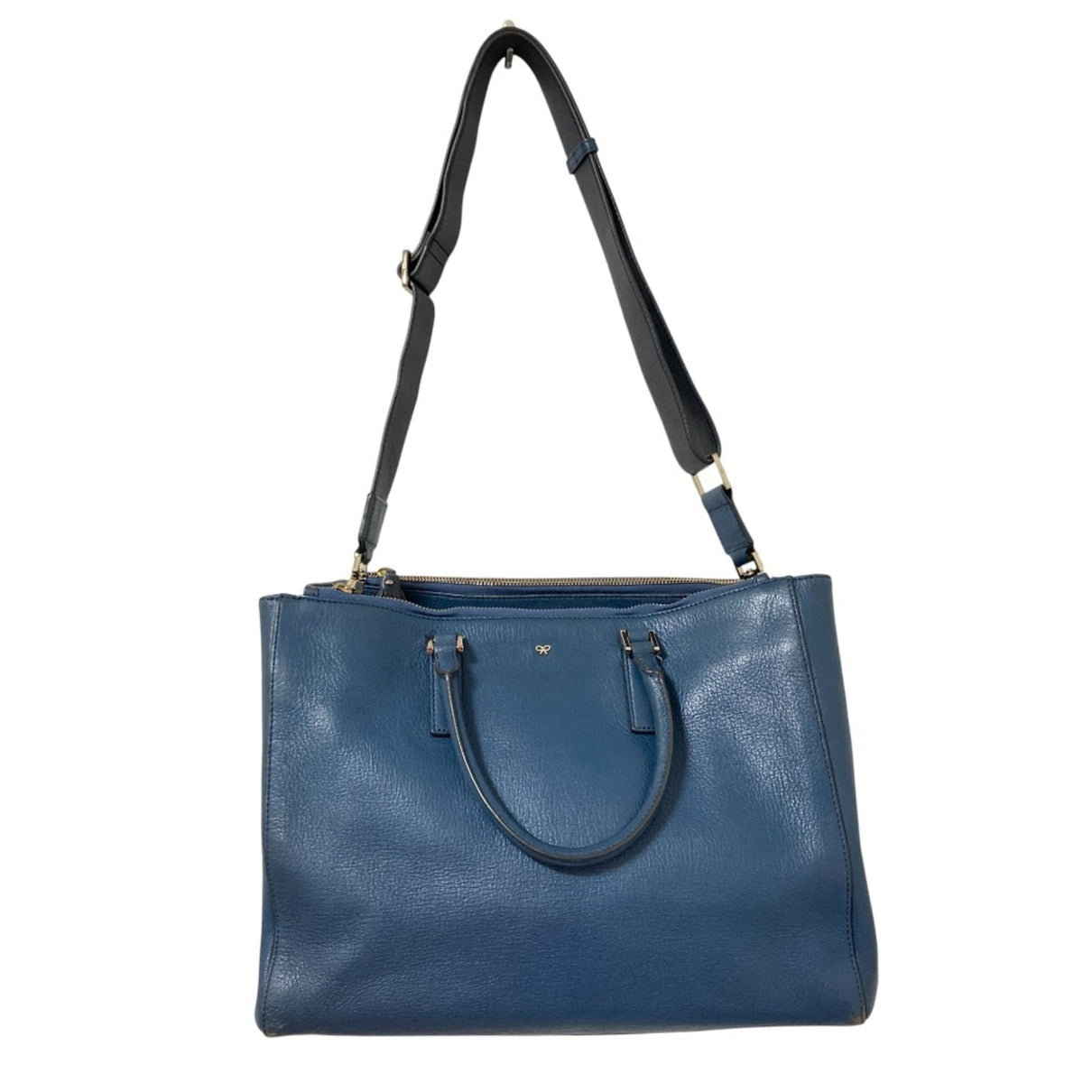 Anya Hindmarch Blue Handbag Shoulder Bag (Pre-Owned)
