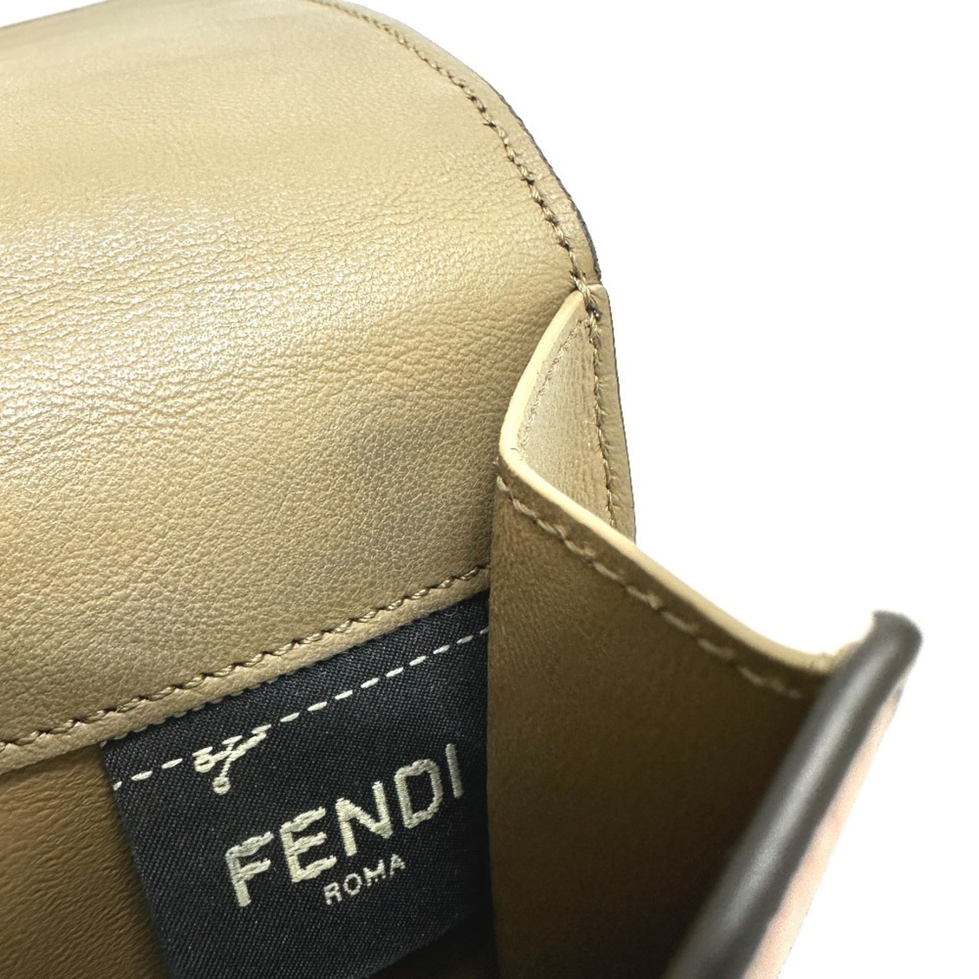 Fendi Pink Leather Wallet (Bi-Fold) (Pre-Owned)