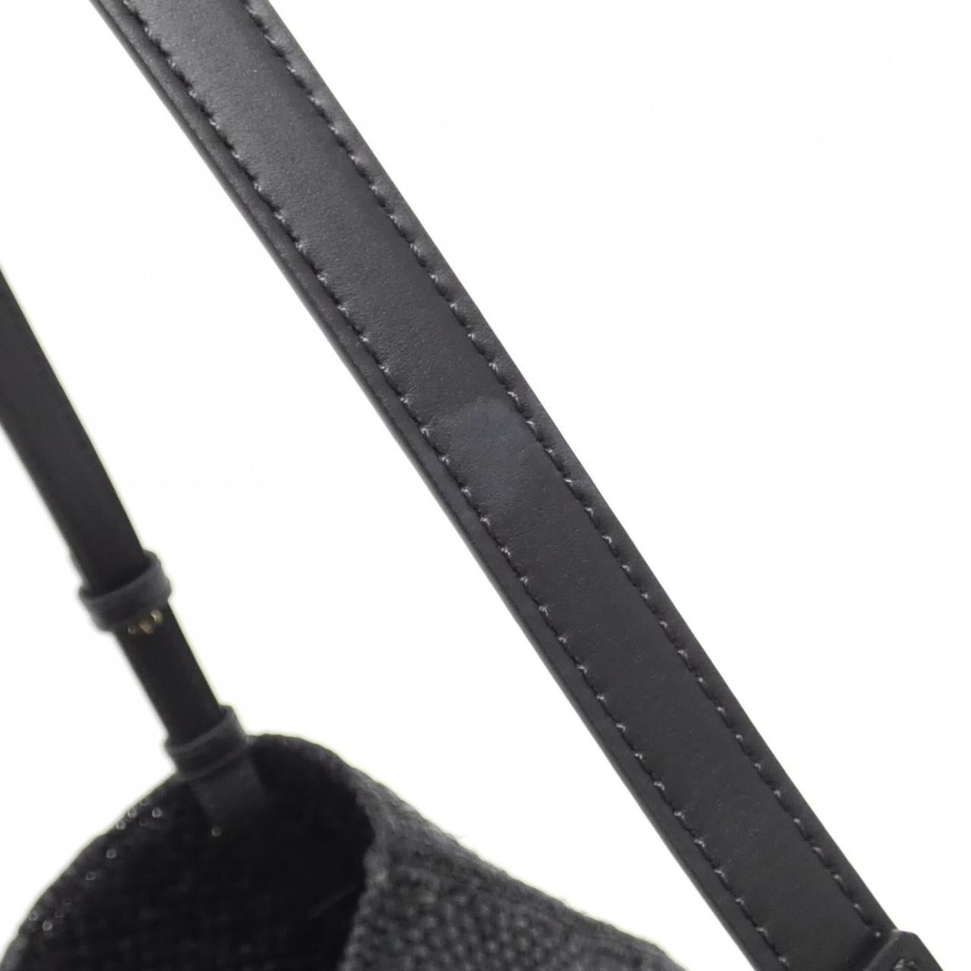 Loewe Black Raffia Handbag (Pre-Owned)