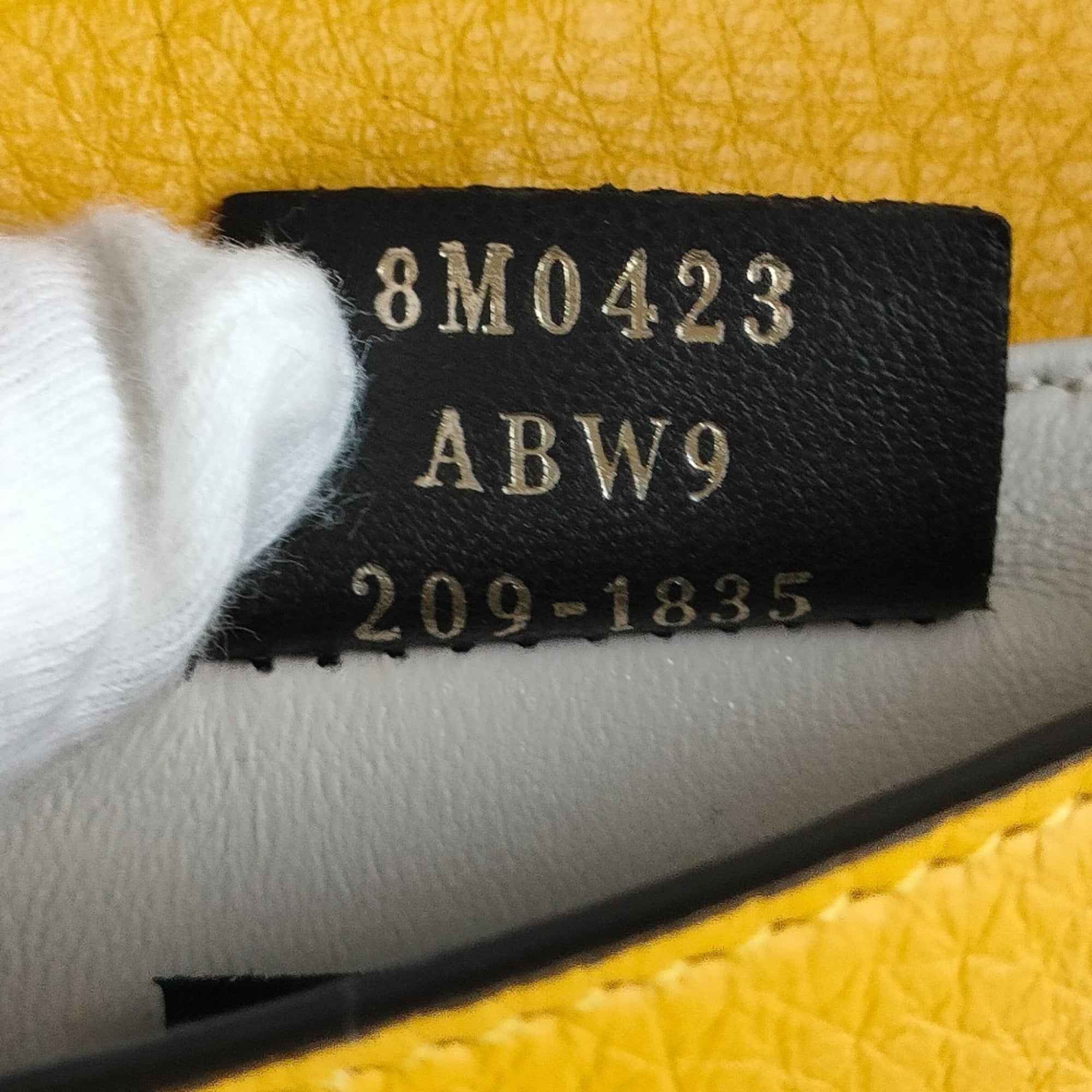 Fendi Yellow Leather Wallet (Bi-Fold) (Pre-Owned)