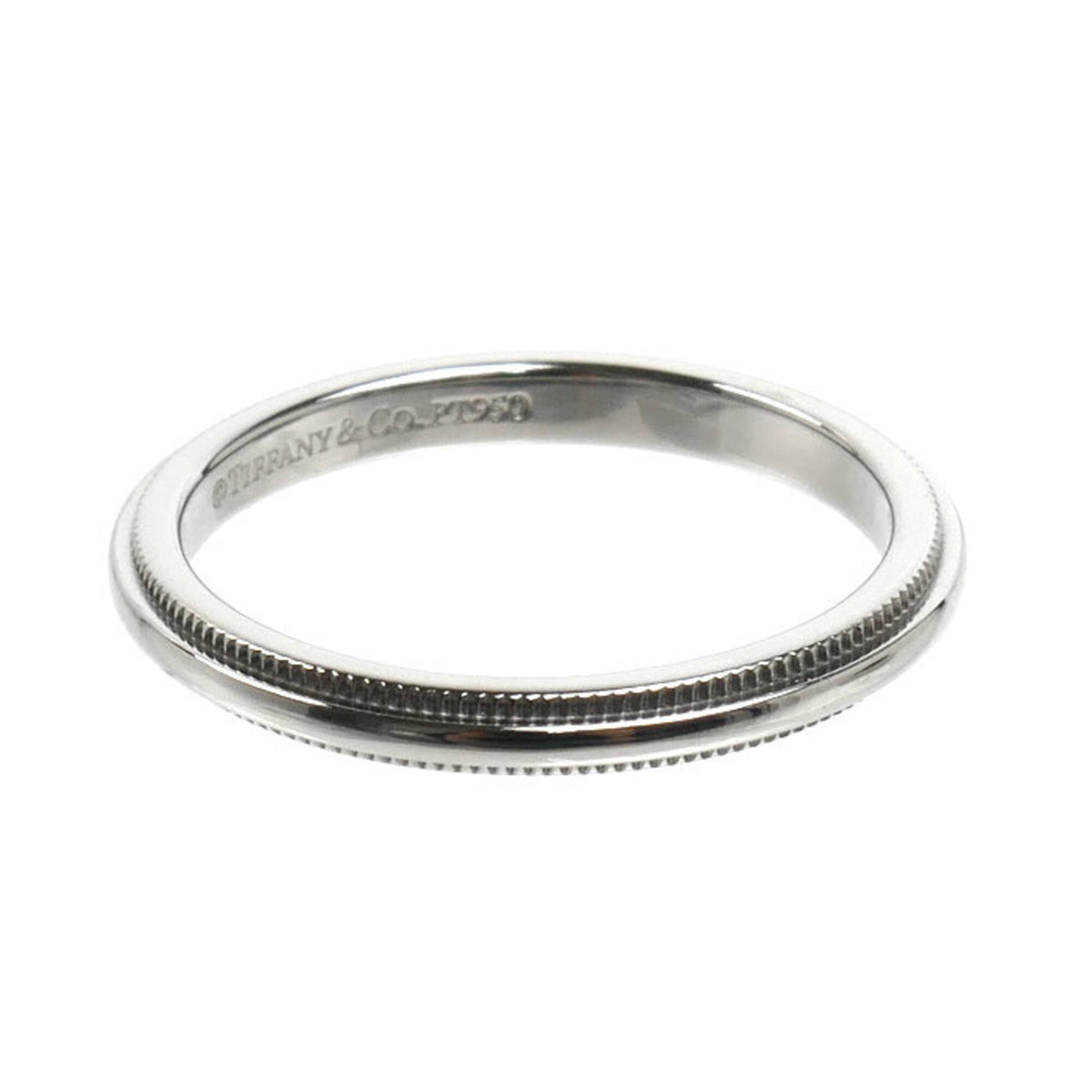 Tiffany Platinum 950 Band Ring (Pre-Owned)