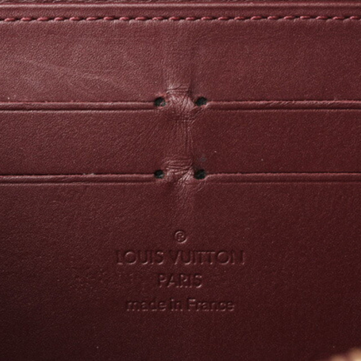 Louis Vuitton Vernis Rouge Fauviste Vernis Long Wallet (Bi-Fold) (Pre-Owned)