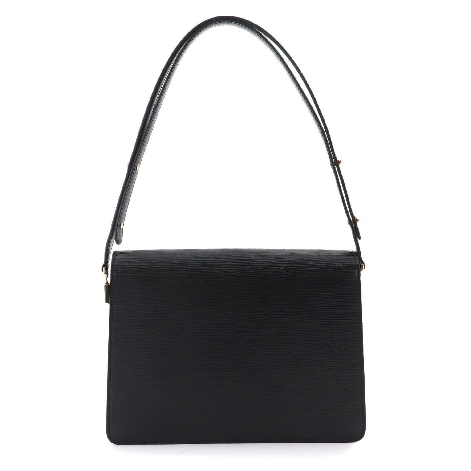 Louis Vuitton Black Red Color Epi Leather Handbag Shoulder Bag (Pre-Owned)