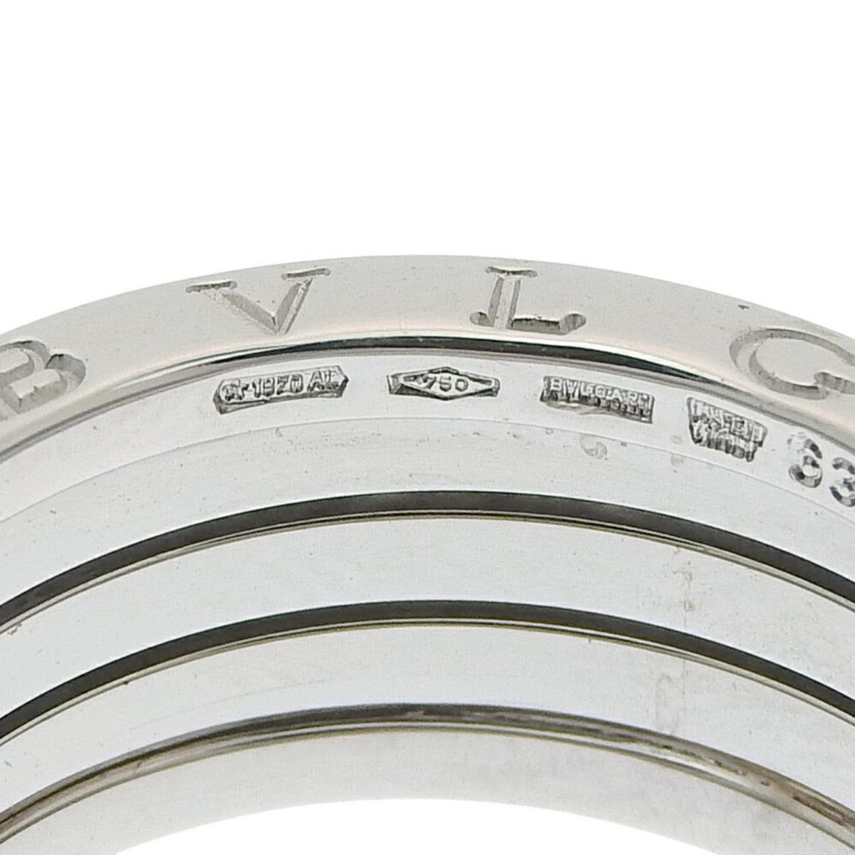 Bvlgari White Gold White Gold (18K) Band Ring (Pre-Owned)