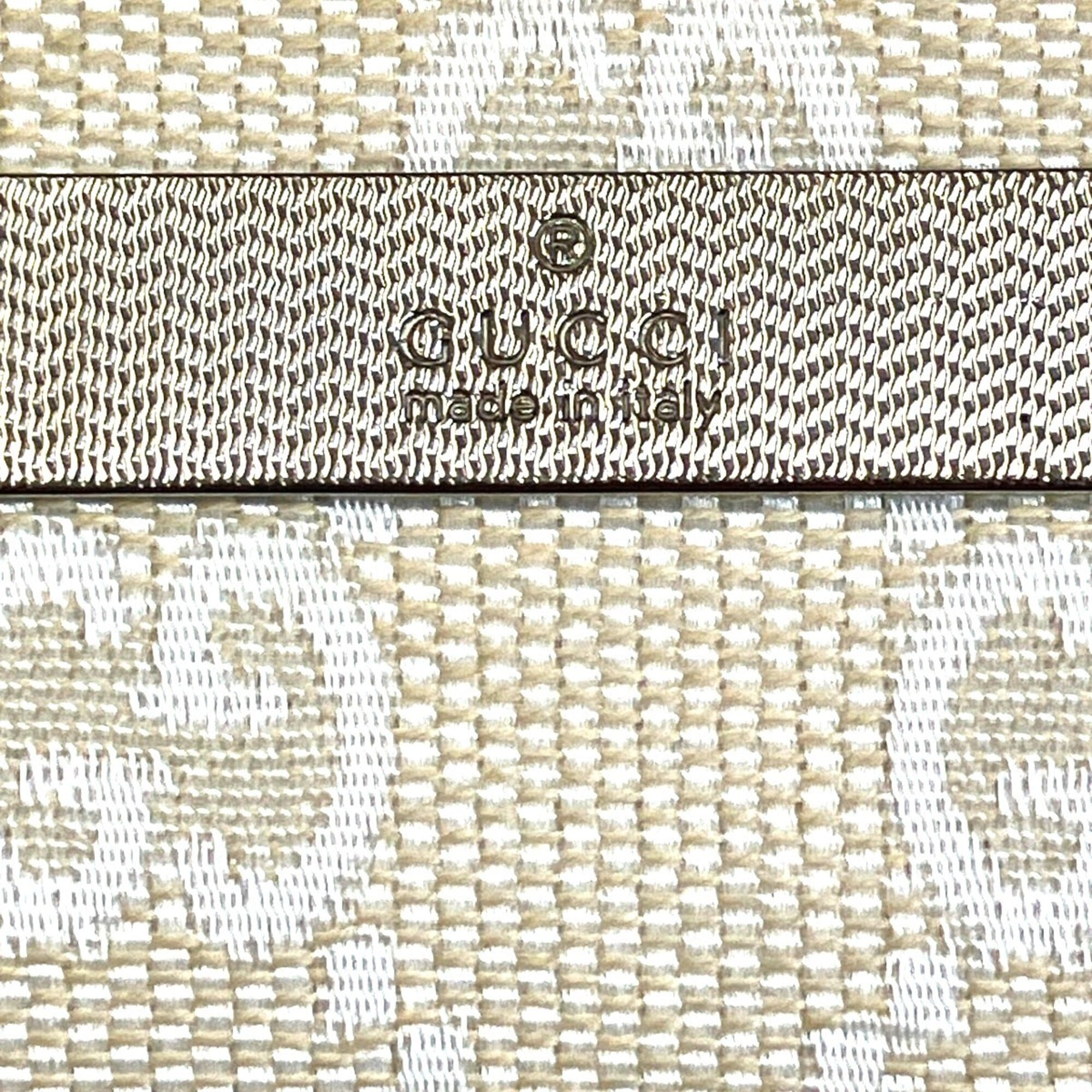 Gucci White Bamboo Nylon Handbag (Pre-Owned)