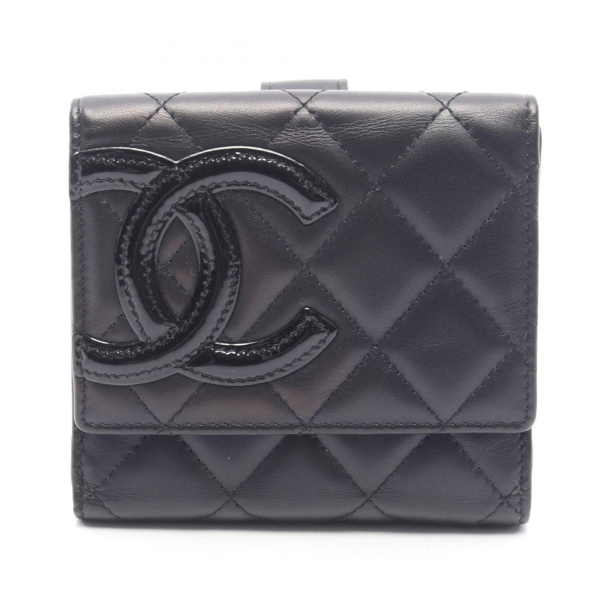 Chanel Black Cambon Ligne Wallet (Bi-Fold) (Pre-Owned)