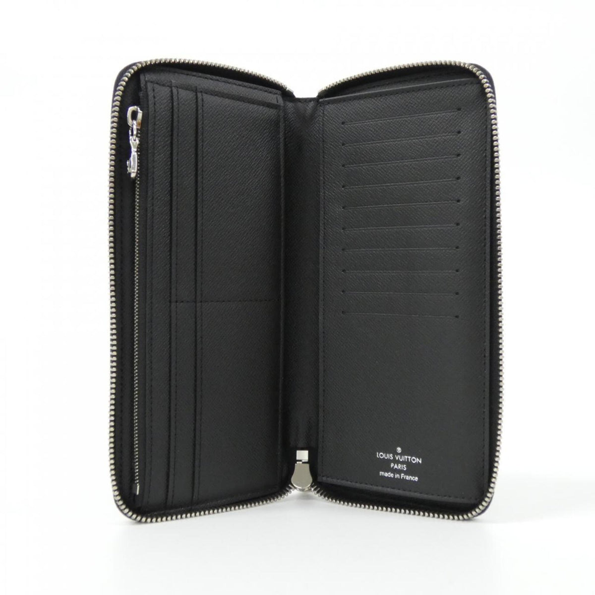 Louis Vuitton Dark Gray Graphite Coated Canvas Long Wallet (Bi-Fold) (Pre-Owned)