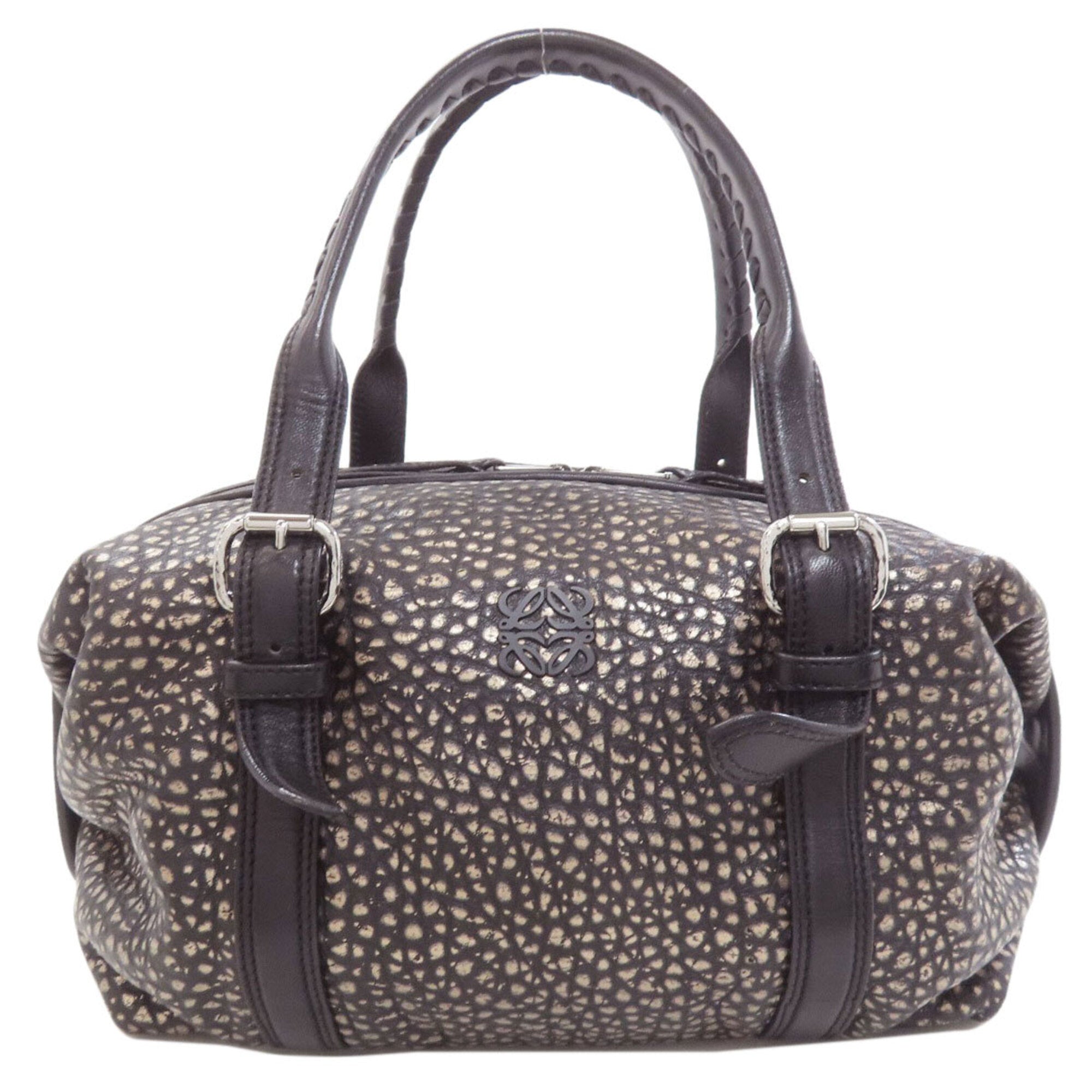 Loewe Black Leather Handbag (Pre-Owned)