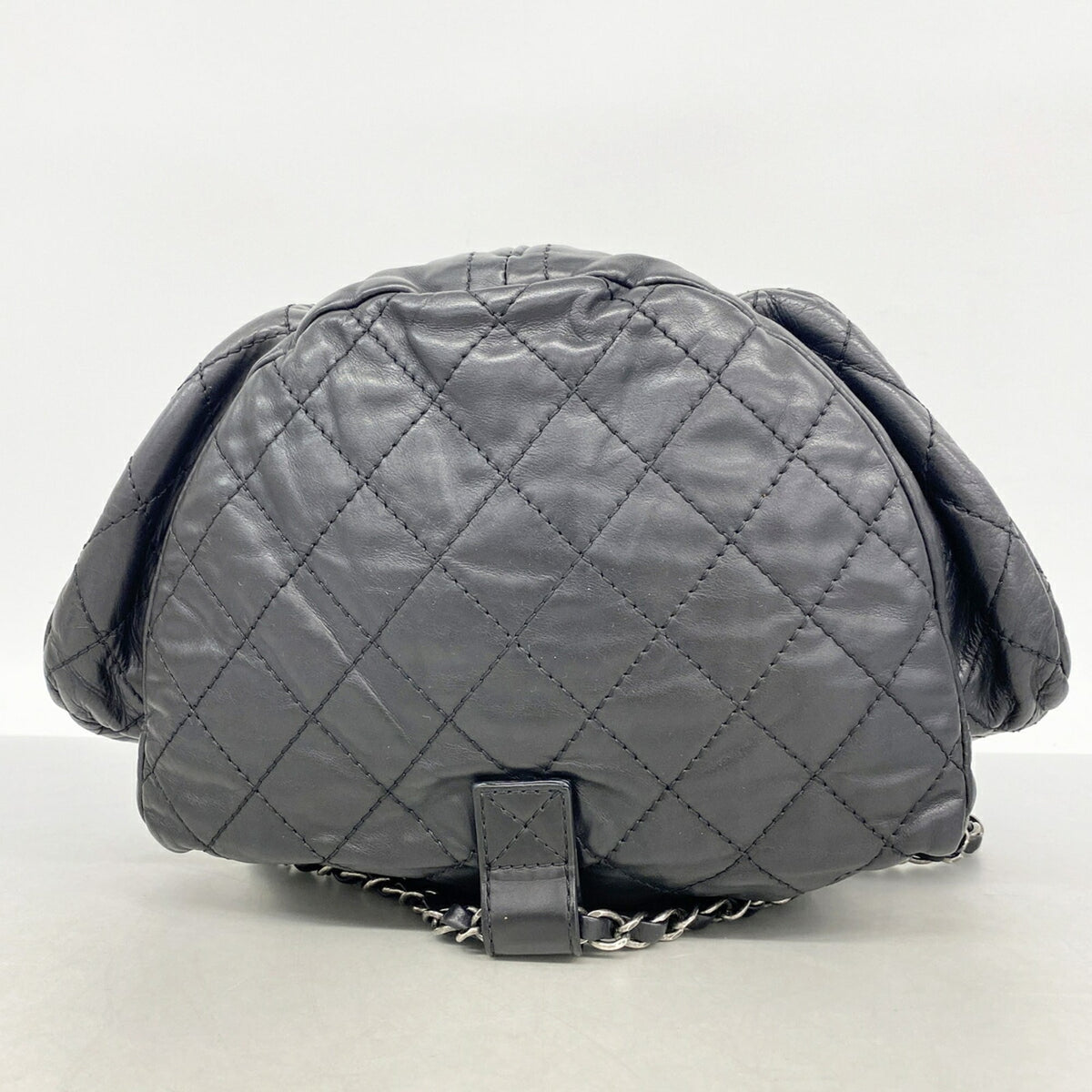 Chanel Black Leather Backpack (Pre-Owned)