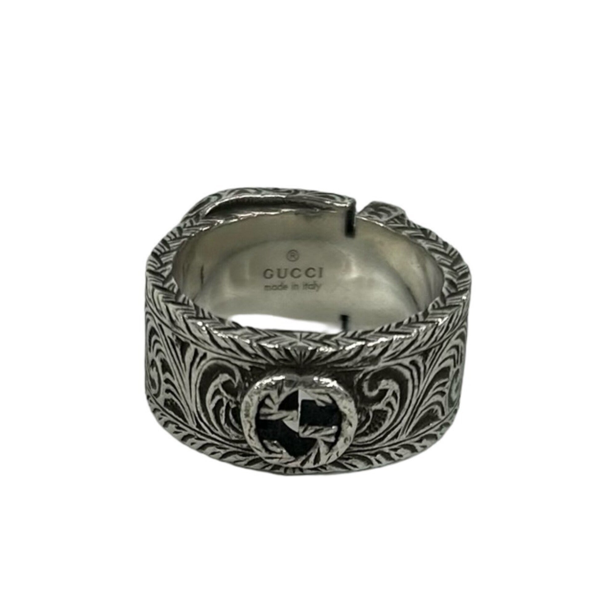 Gucci Silver Silver 925 Band Ring (Pre-Owned)
