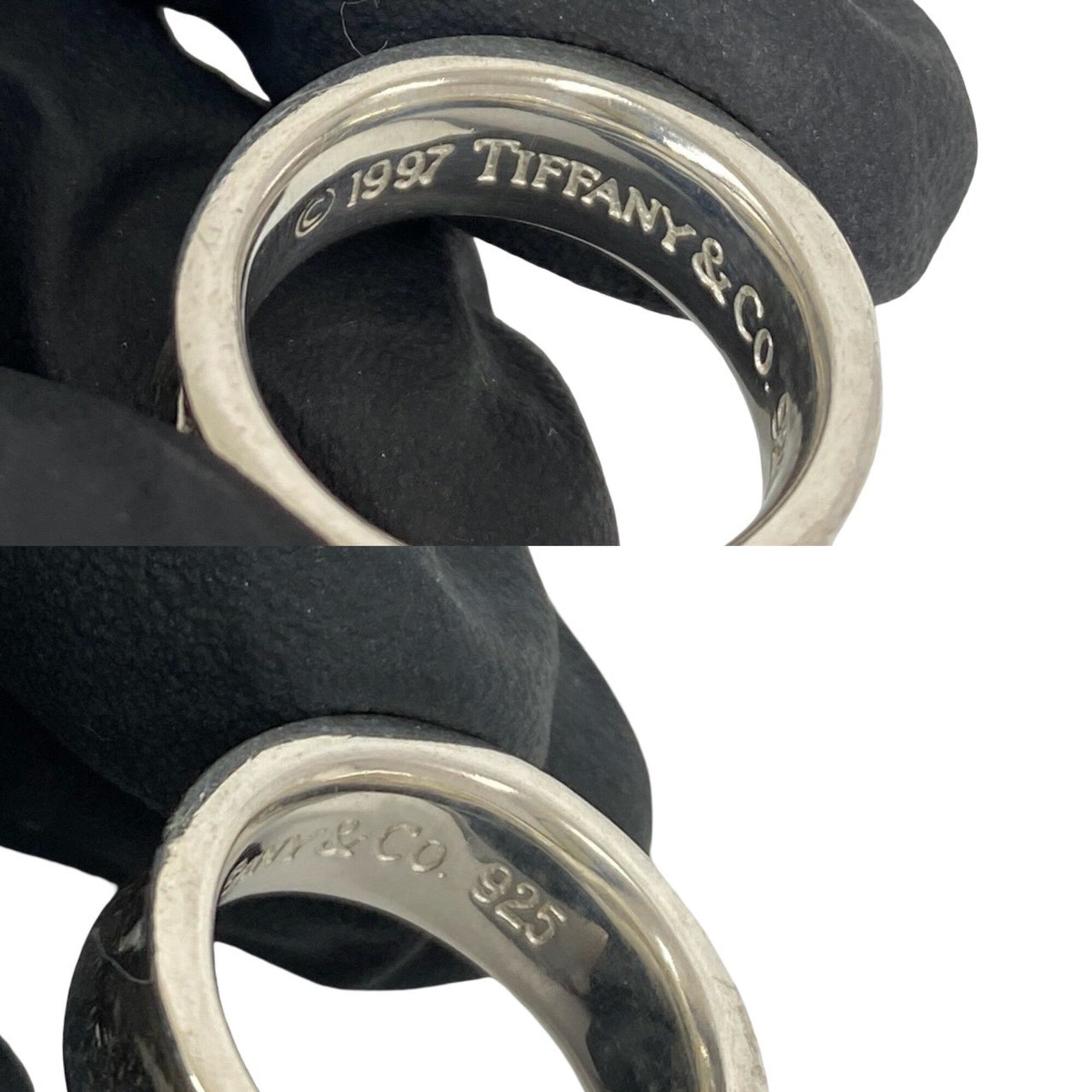 Tiffany Silver Silver 925 Band Ring (Pre-Owned)