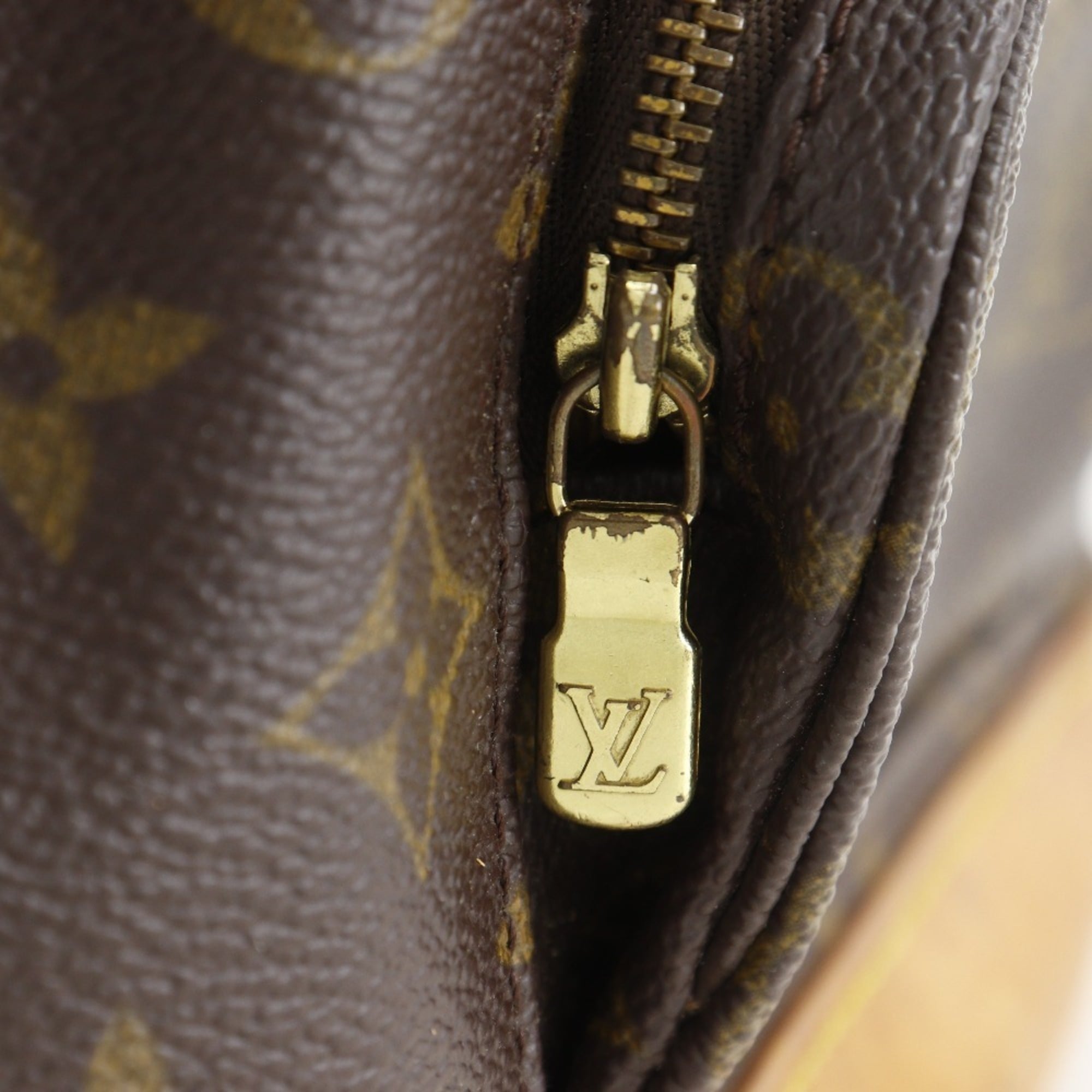 Louis Vuitton Brown Canvas Backpack (Pre-Owned)