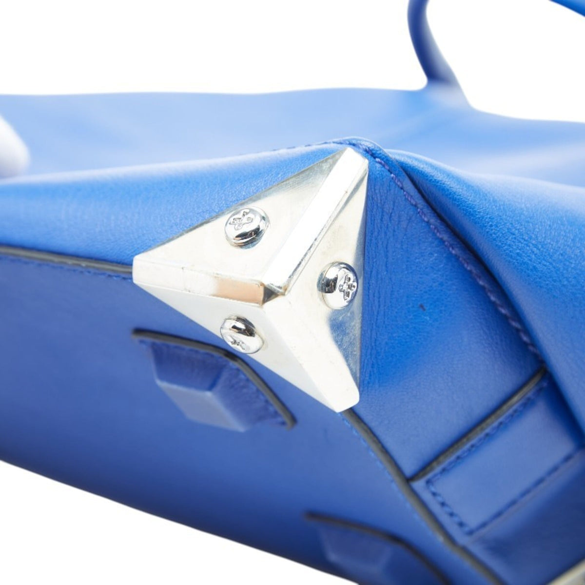 Alexander Wang Blue Leather Handbag Shoulder Bag (Pre-Owned)