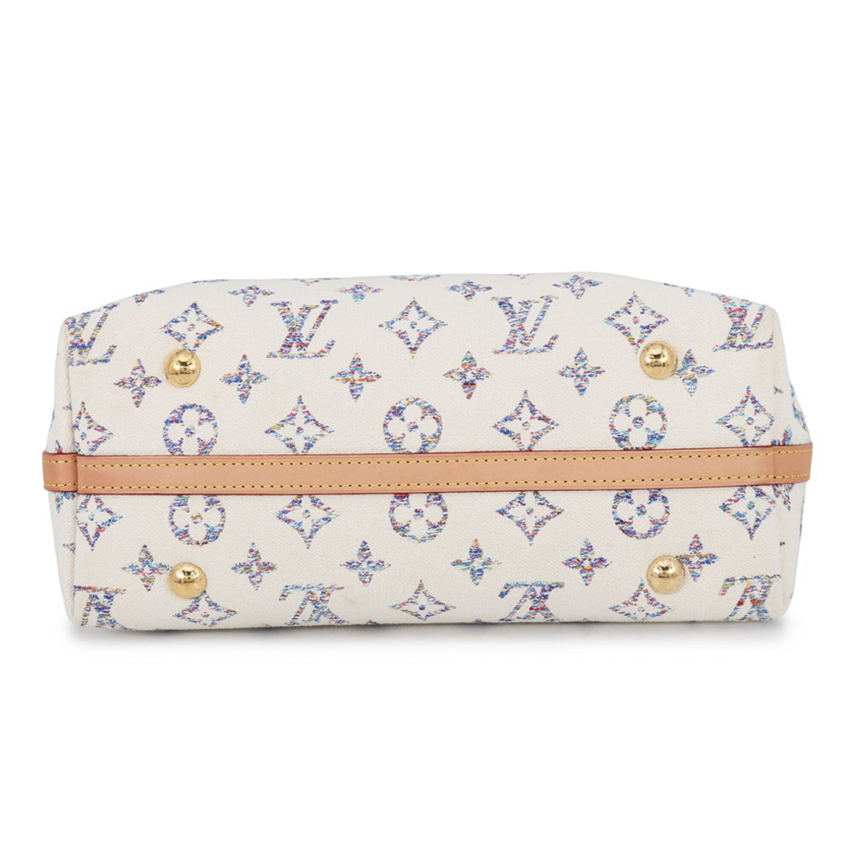 Louis Vuitton Monogram Off-White Or Monogram Handbag Pouch Shoulder Bag (Pre-Owned)