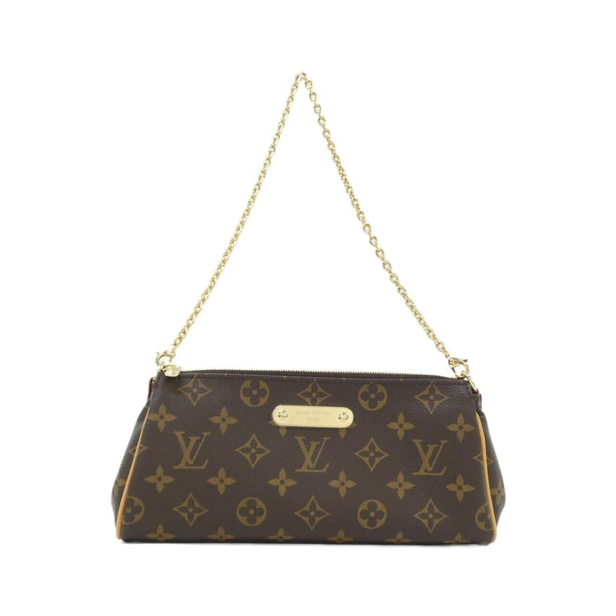 Louis Vuitton Marron Coated Canvas Pochette Shoulder Bag (Pre-Owned)