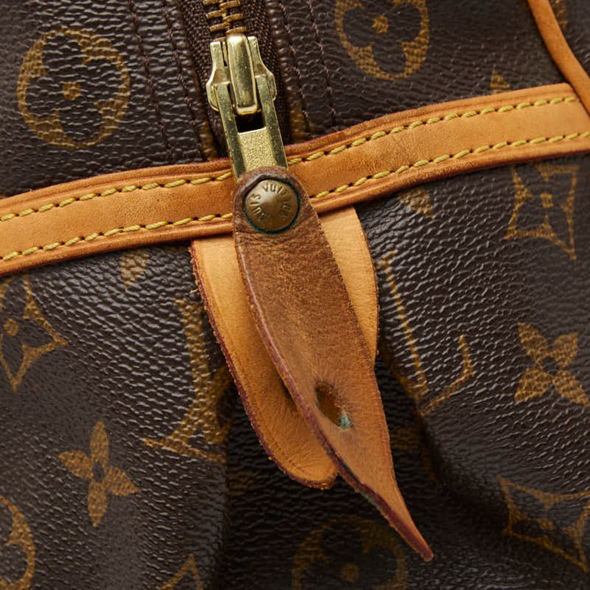 Louis Vuitton Brown Pvc Leather Handbag Shoulder Bag (Pre-Owned)