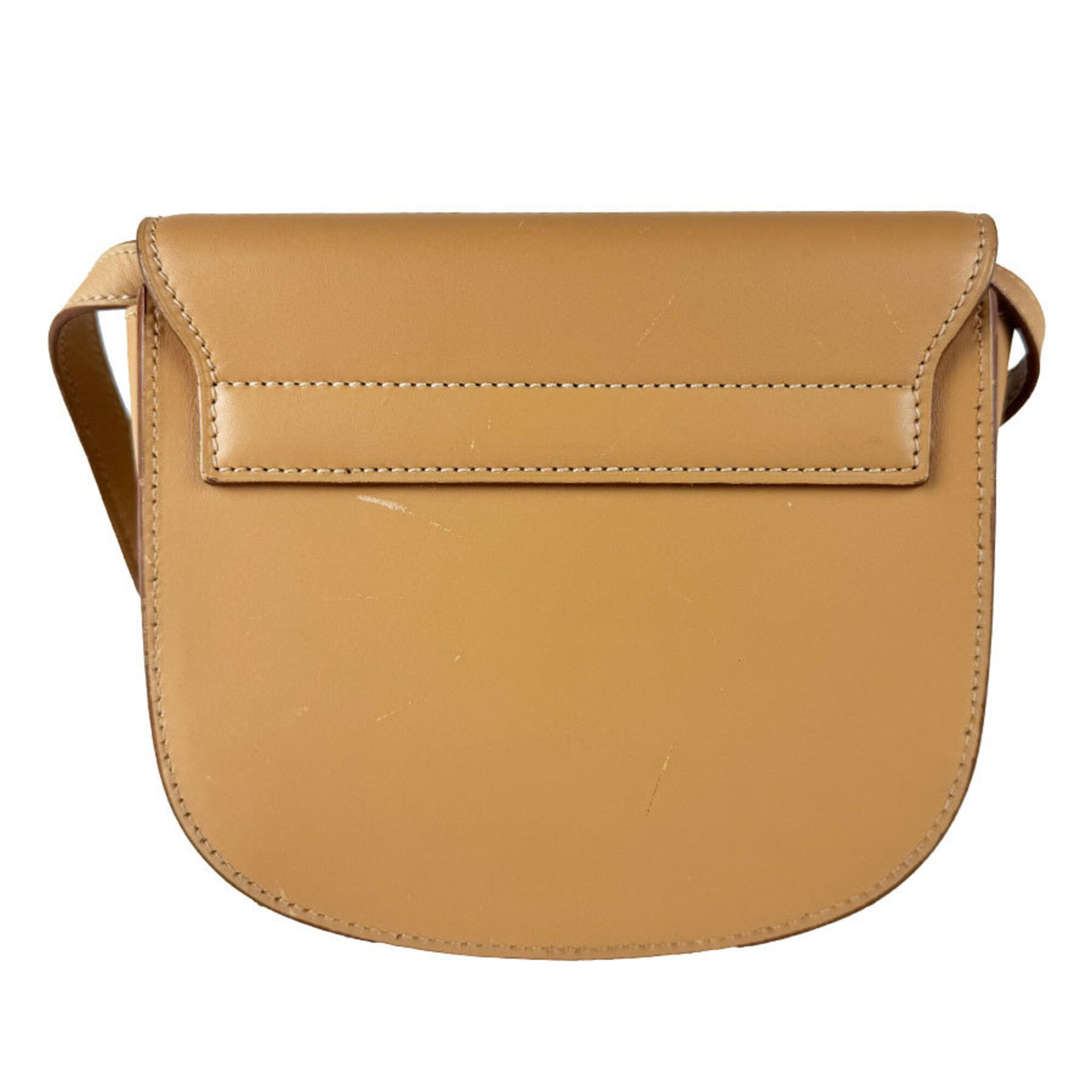 Saint Laurent Beige Leather Shoulder Bag (Pre-Owned)