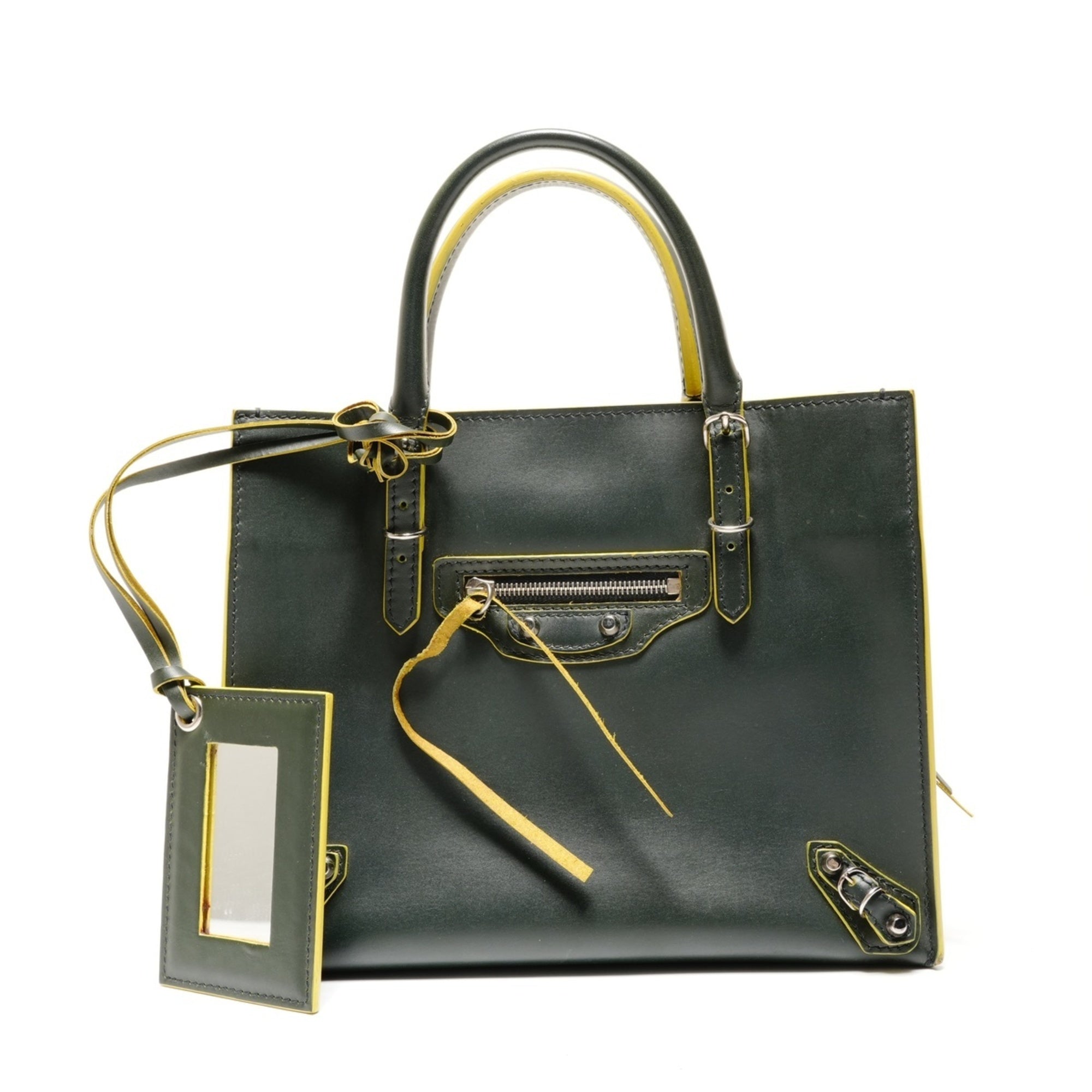 Balenciaga Green Leather Handbag (Pre-Owned)