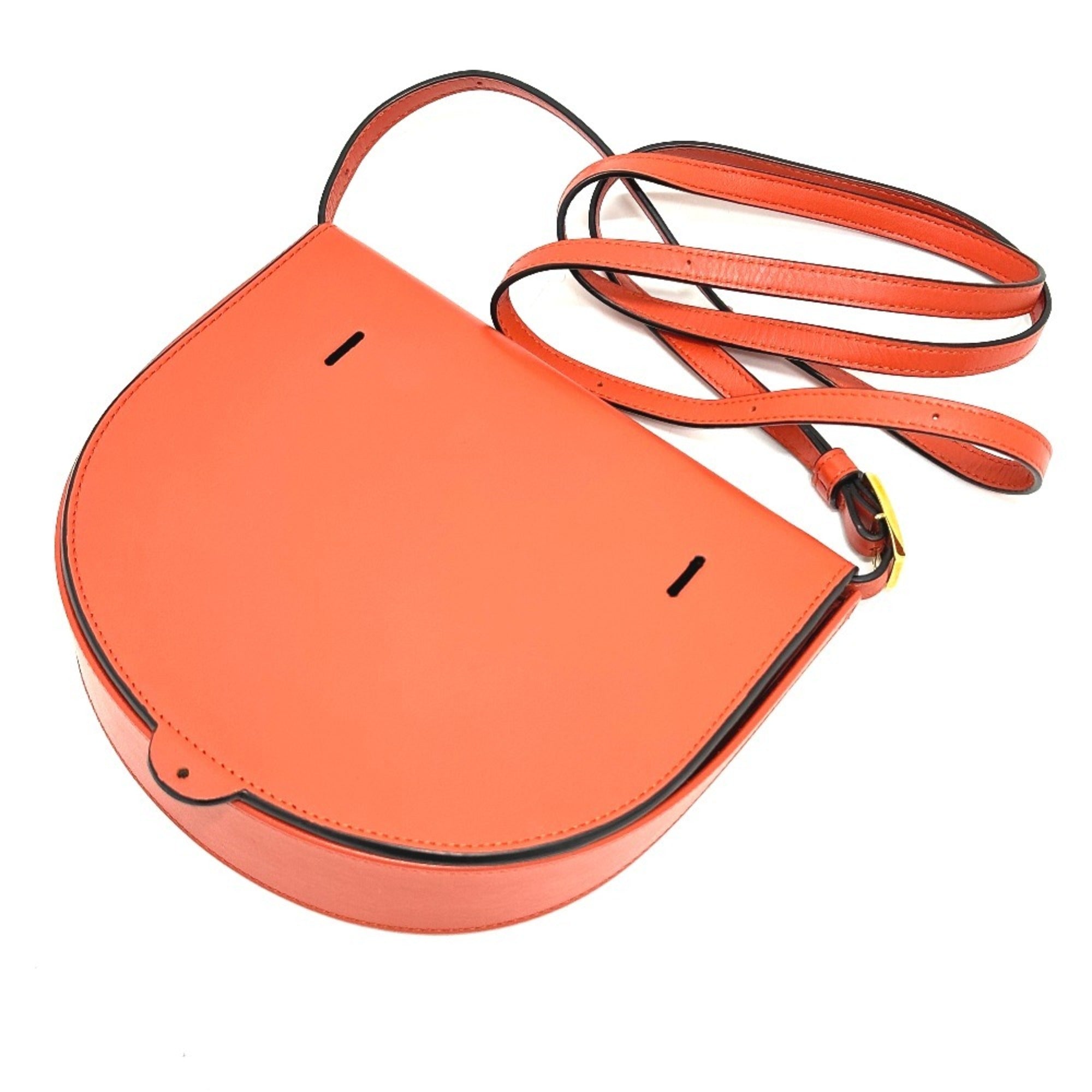 Loewe Orange Leather Shoulder Bag (Pre-Owned)