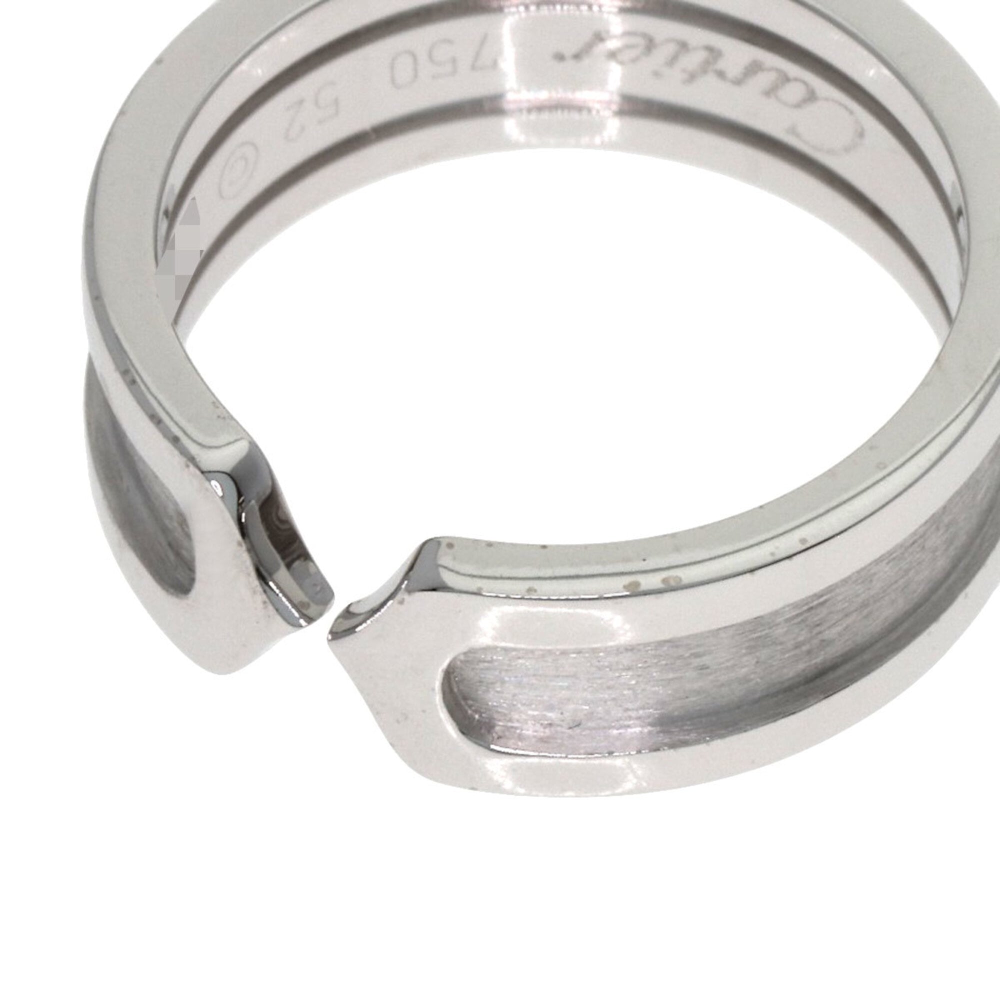 Cartier C2 White Gold (18K) Band Ring (Pre-Owned)