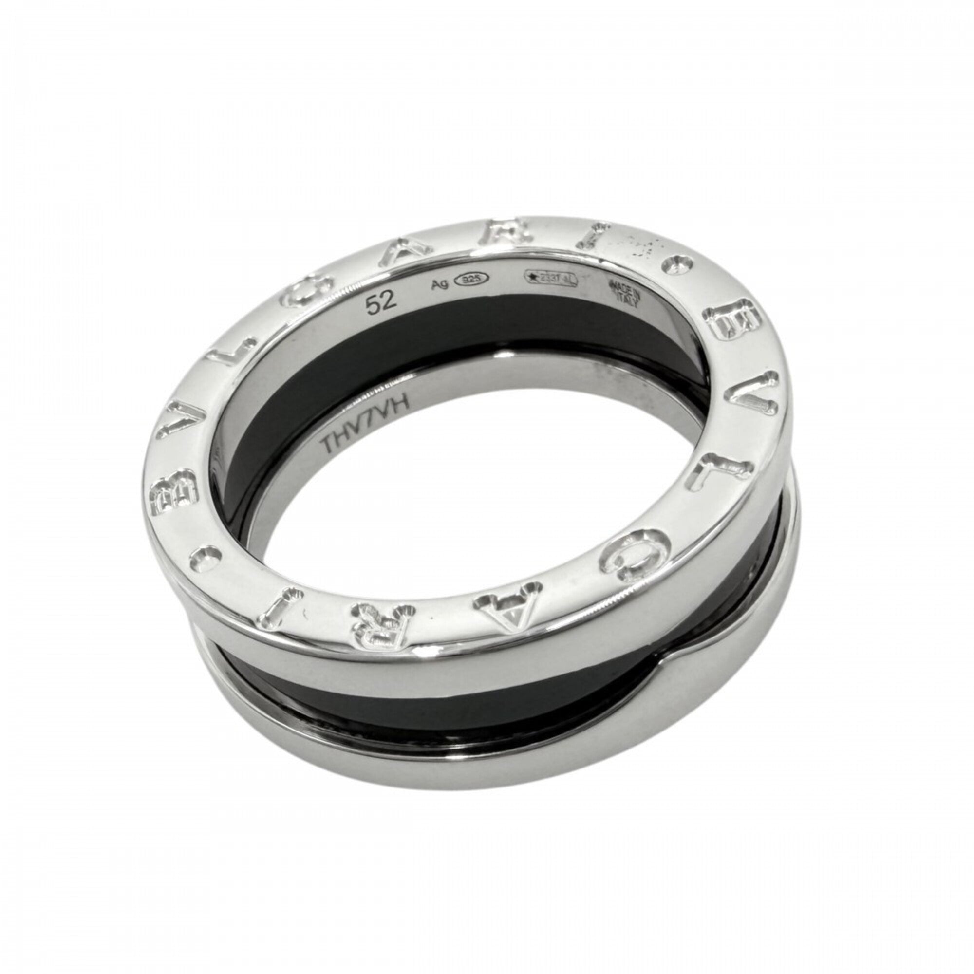 Bvlgari B.Zero1 Black Ceramic Band Ring (Pre-Owned)