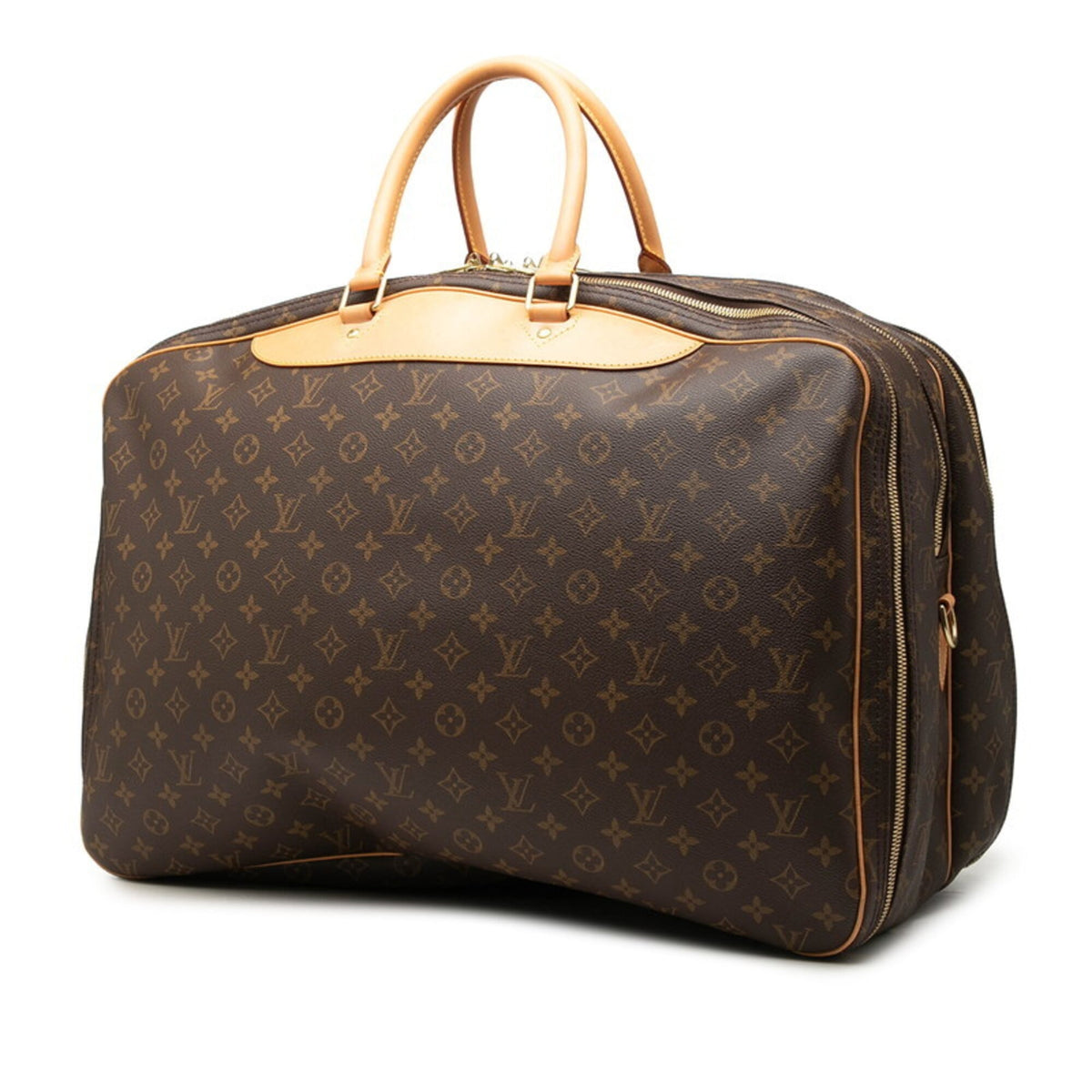 Louis Vuitton Brown Monogram Monogram Pvc Leather Boston Bag Shoulder Bag (Pre-Owned)