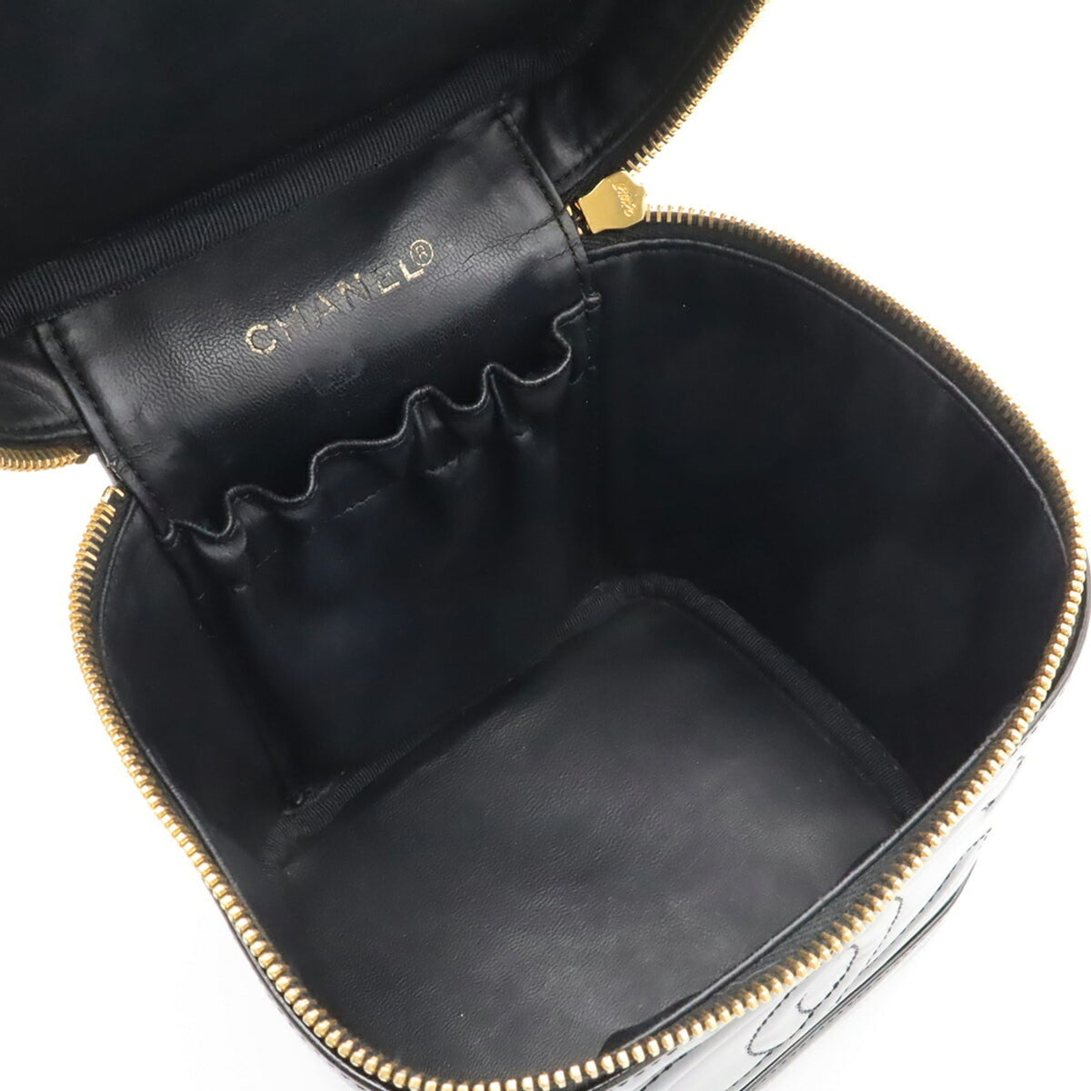 Chanel Black Handbag Pouch Vanity Bag (Pre-Owned)