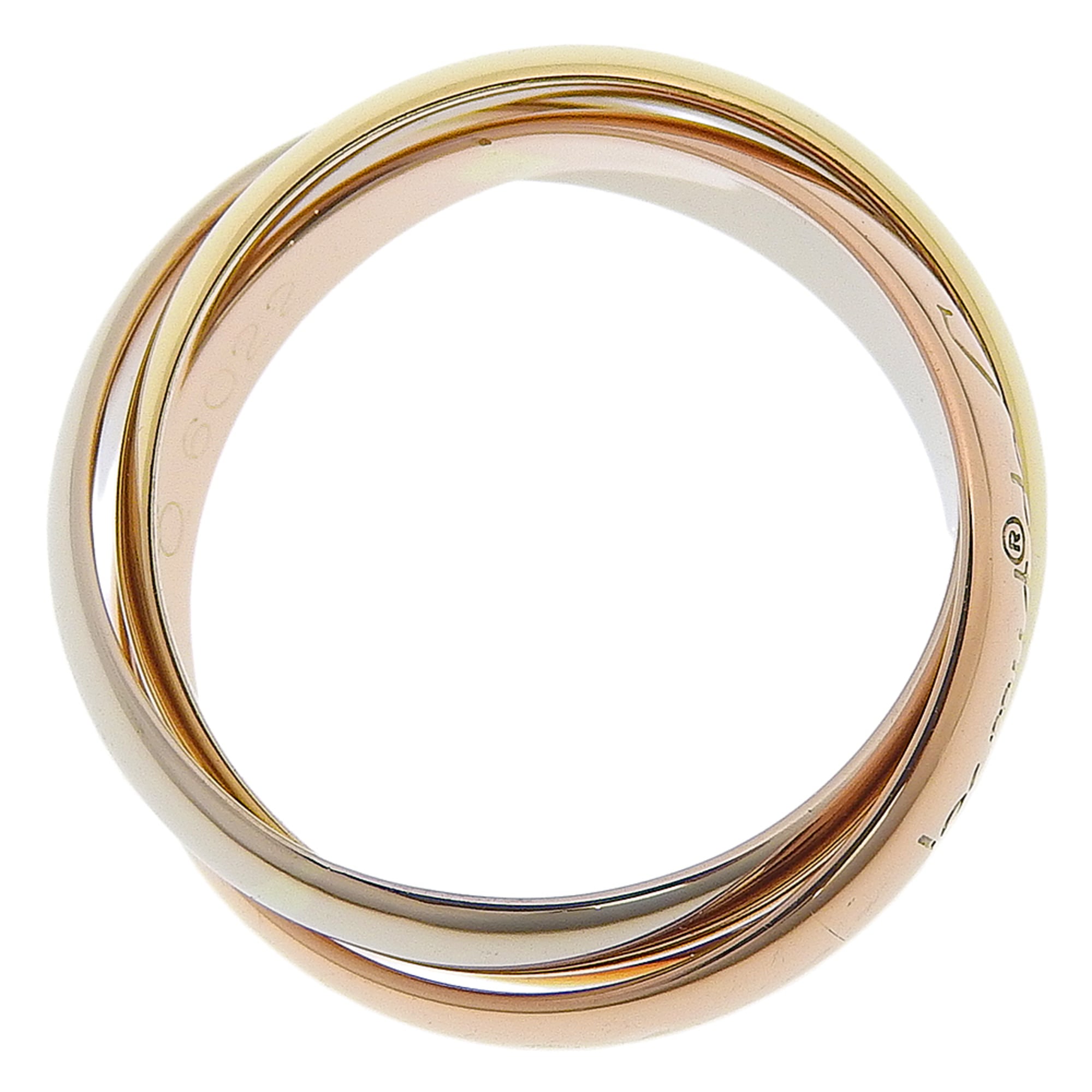 Cartier Trinity Yellow Gold (18K) Pink Gold (18K) White Gold (18K) Band Ring (Pre-Owned)