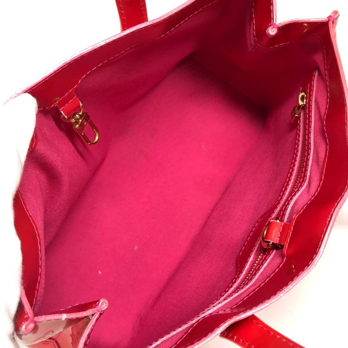 Louis Vuitton Pink Rose Pop Monogram Vernis Canvas Handbag Tote Bag (Pre-Owned)