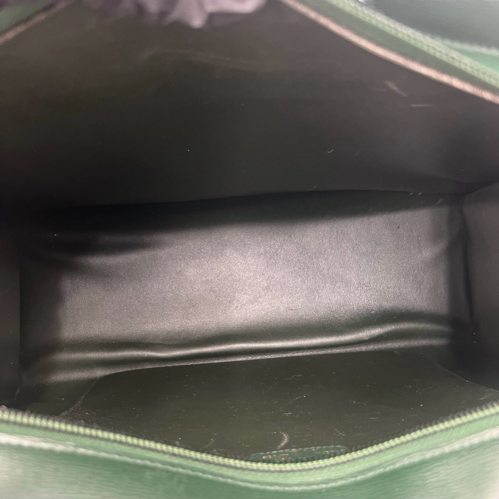 Christian Dior Green Leather Handbag Shoulder Bag (Pre-Owned)