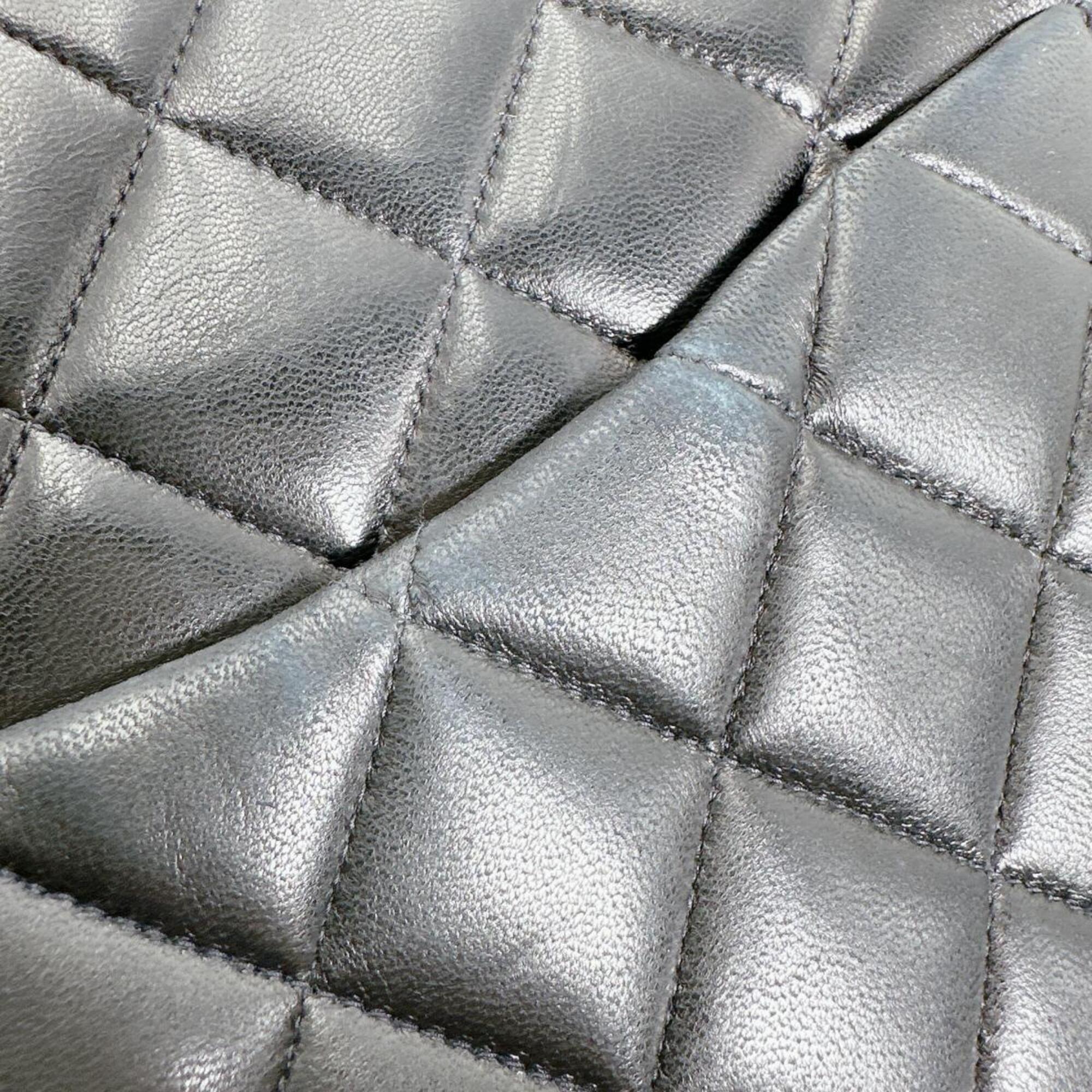 Chanel Black Leather Shoulder Bag Sling Bag (Pre-Owned)