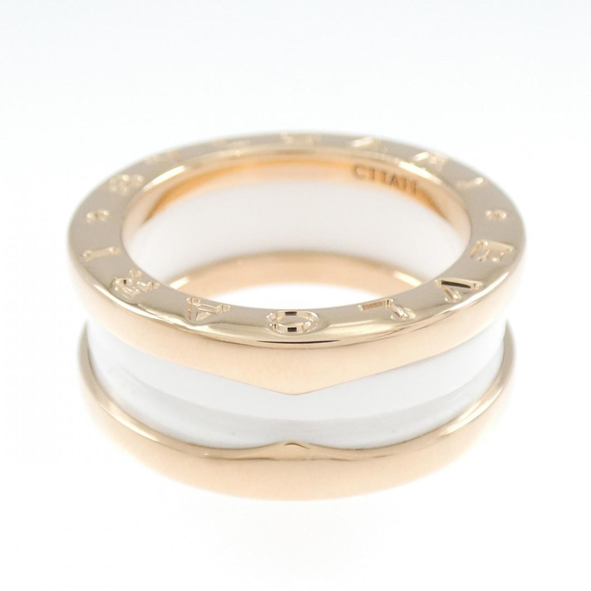 Bvlgari B.Zero1 Pink Gold (18K) Ceramic Band Ring (Pre-Owned)