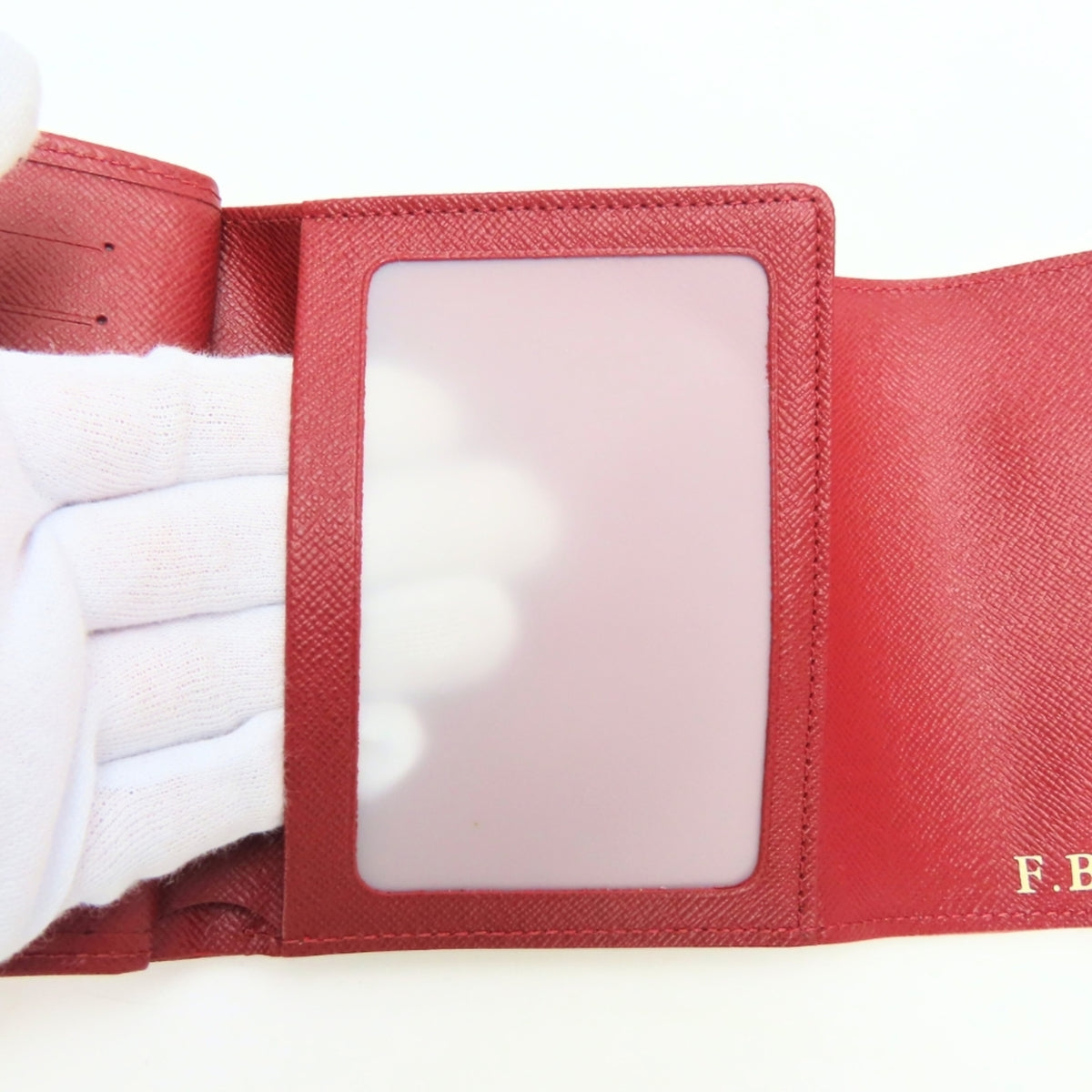 Louis Vuitton Ruby Epi Leather Wallet (Tri-Fold) (Pre-Owned)