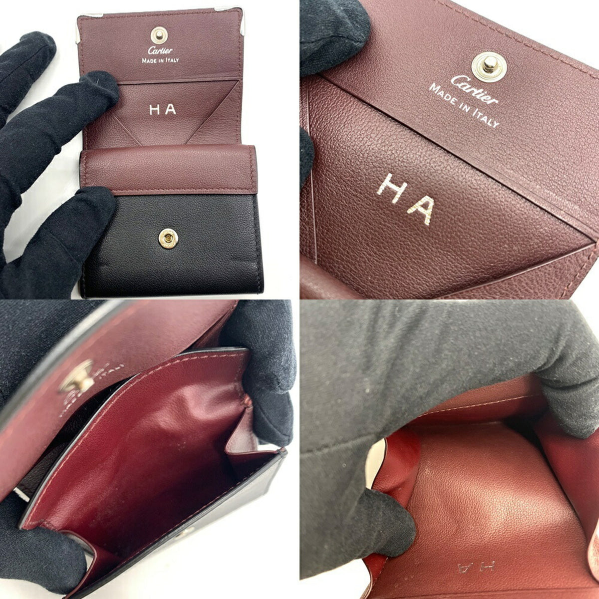 Cartier Leather Coin Purse/Coin Case (Pre-Owned)