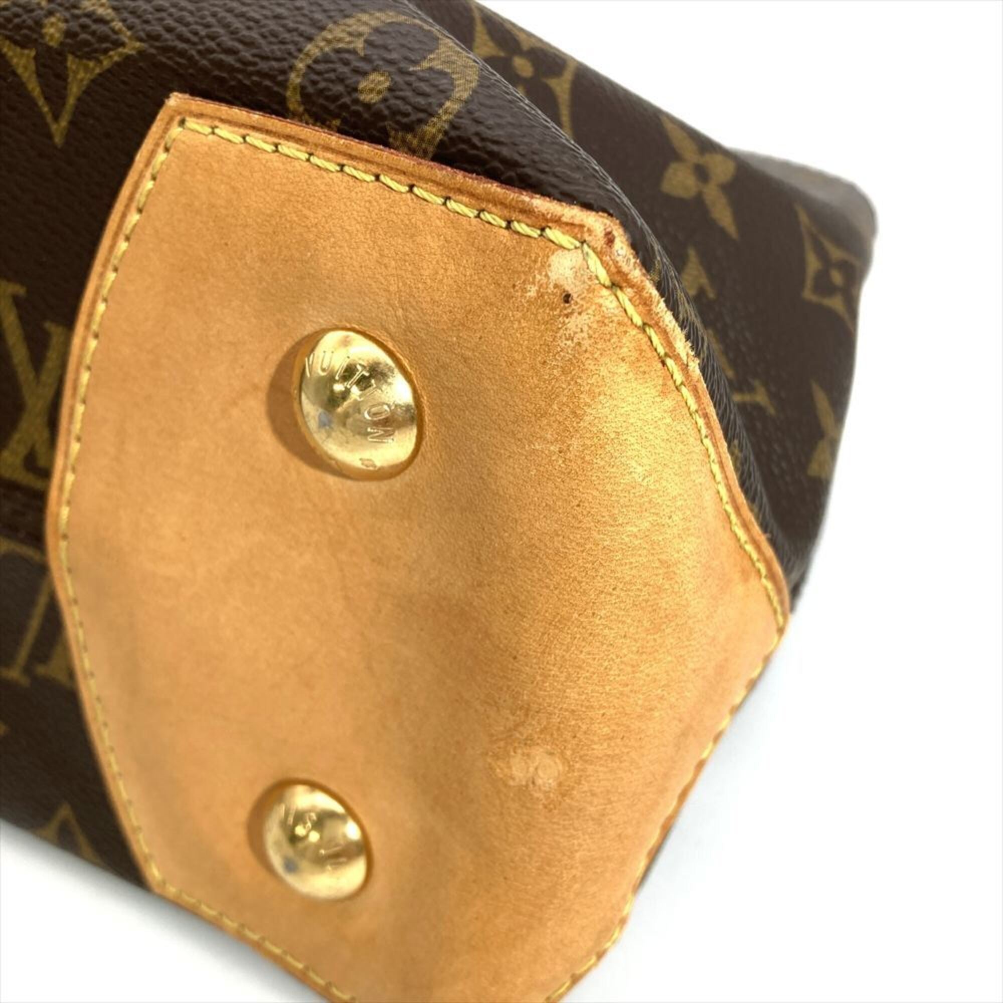Louis Vuitton Brown Monogram Canvas Handbag (Pre-Owned)