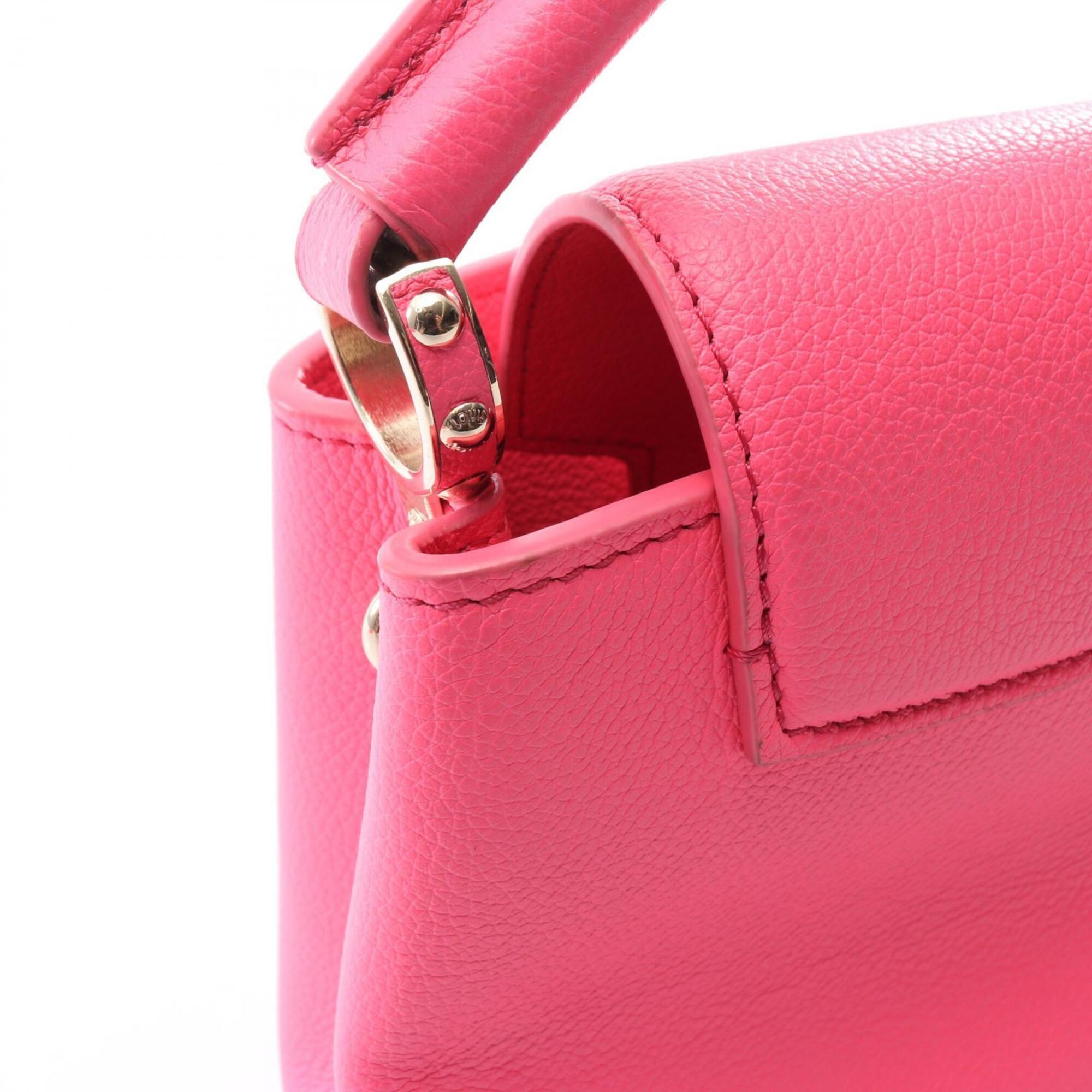 Louis Vuitton Pink Leather Handbag (Pre-Owned)