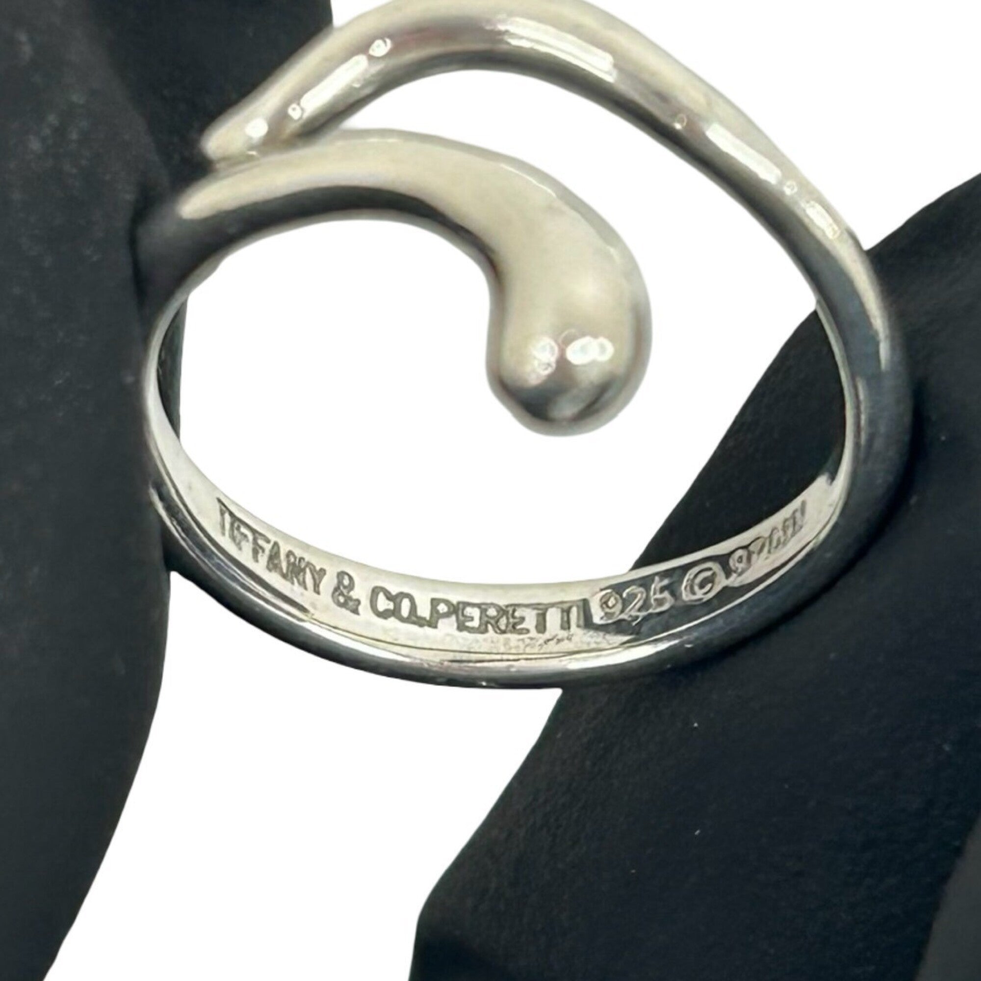 Tiffany Silver Silver 925 Band Ring (Pre-Owned)