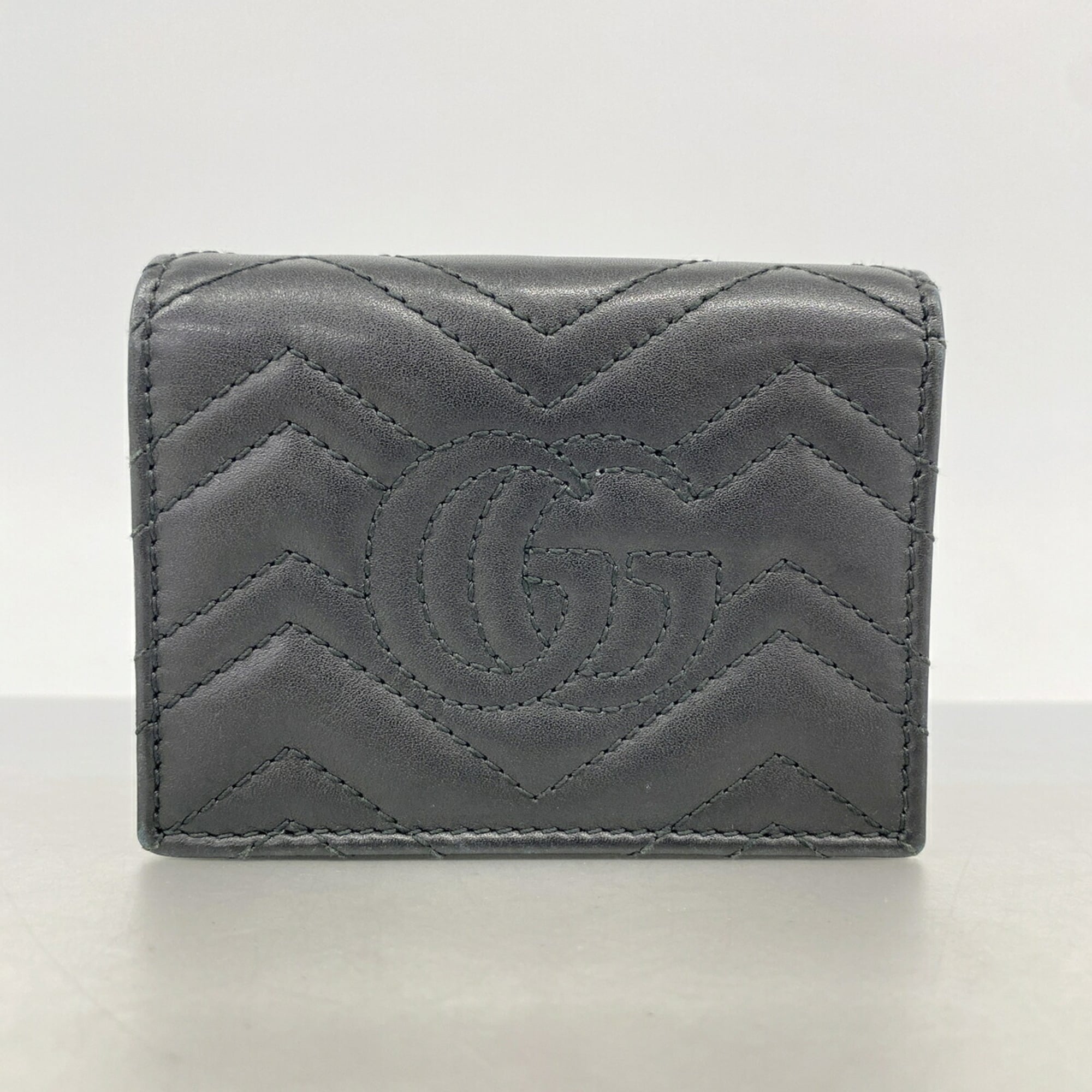 Gucci Black Leather Wallet (Bi-Fold) (Pre-Owned)