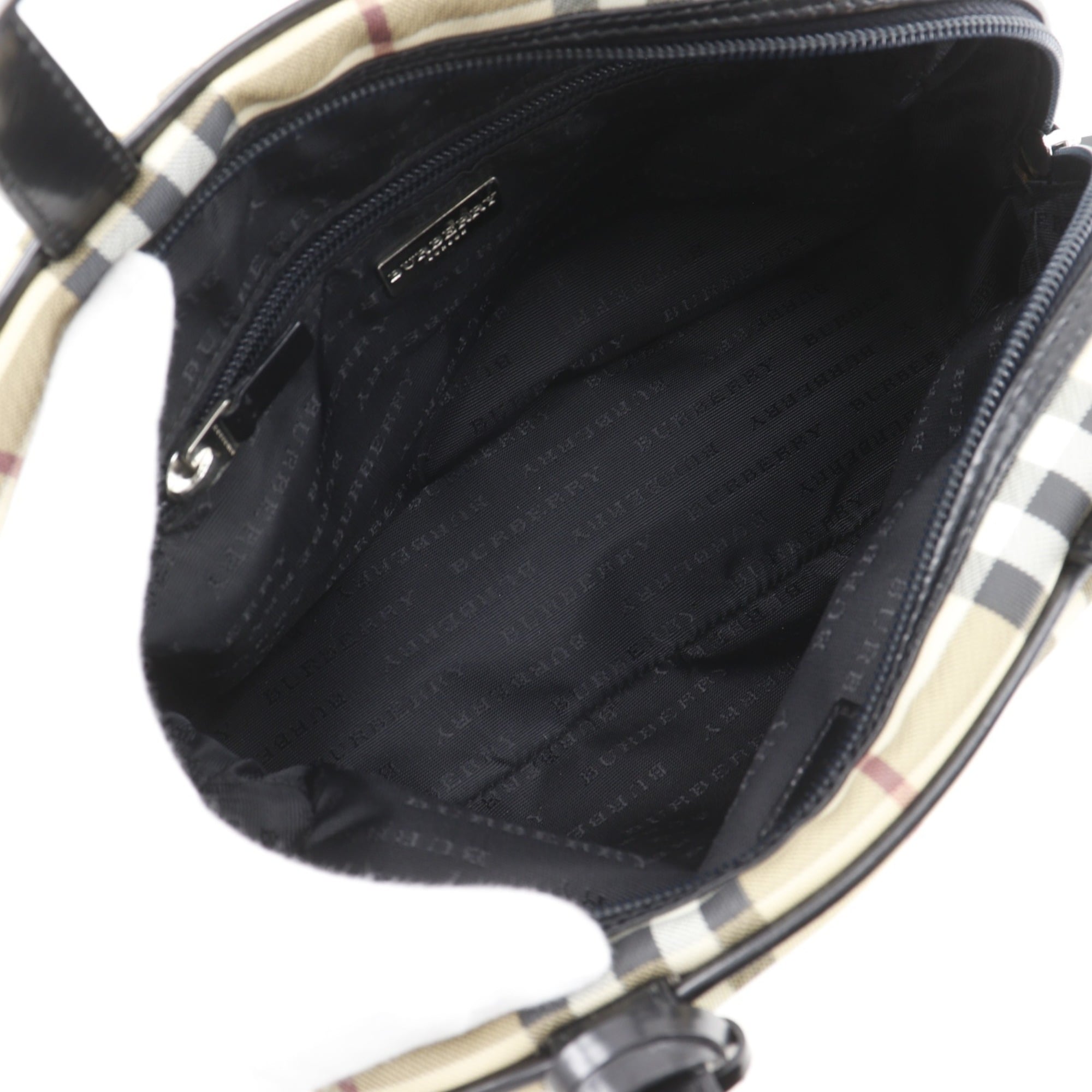 Burberry Beige Pvc Handbag (Pre-Owned)