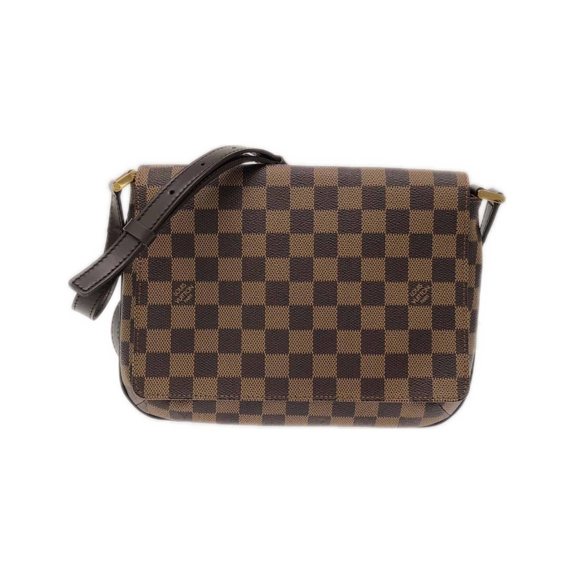 Louis Vuitton Brown Coated Canvas Shoulder Bag (Pre-Owned)