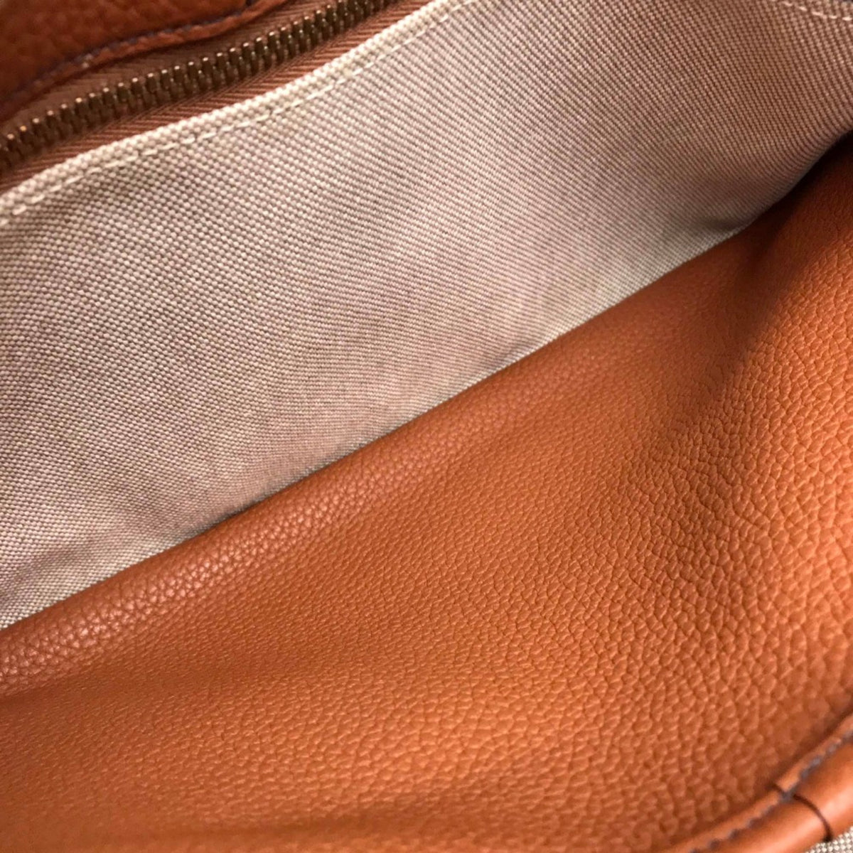 Hermes Brown Leather Shoulder Bag (Pre-Owned)