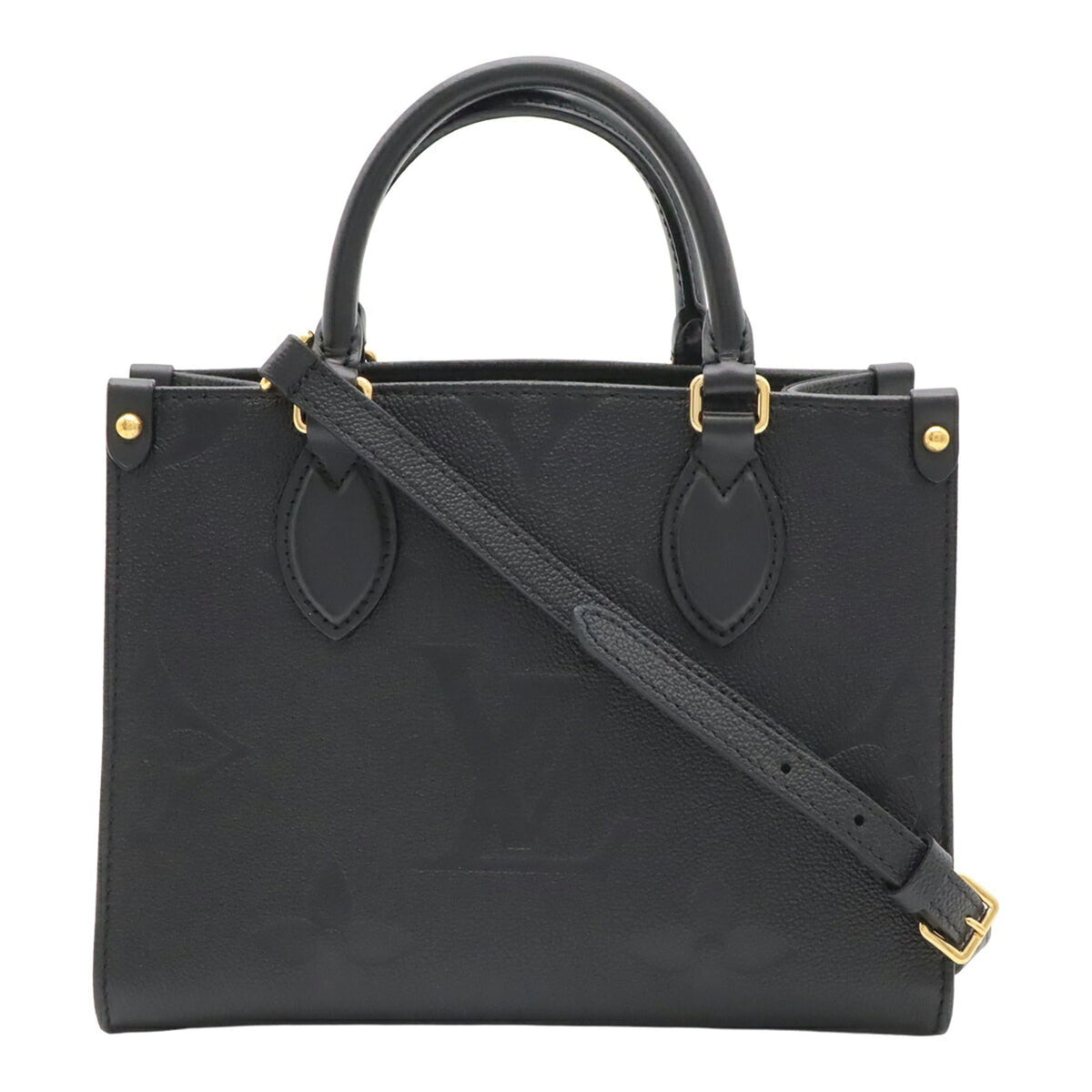 Louis Vuitton Black Monogram Noir Monogram Empreinte Handbag Shoulder Bag (Pre-Owned)