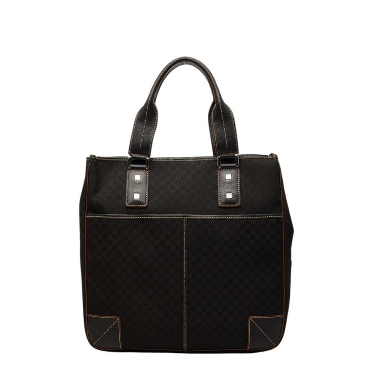 Celine Black Canvas Leather Handbag (Pre-Owned)