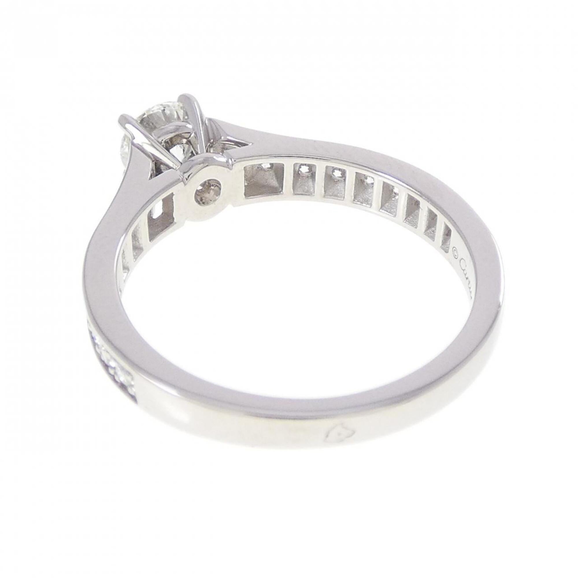 Cartier Platinum Platinum 950 Band Ring (Pre-Owned)
