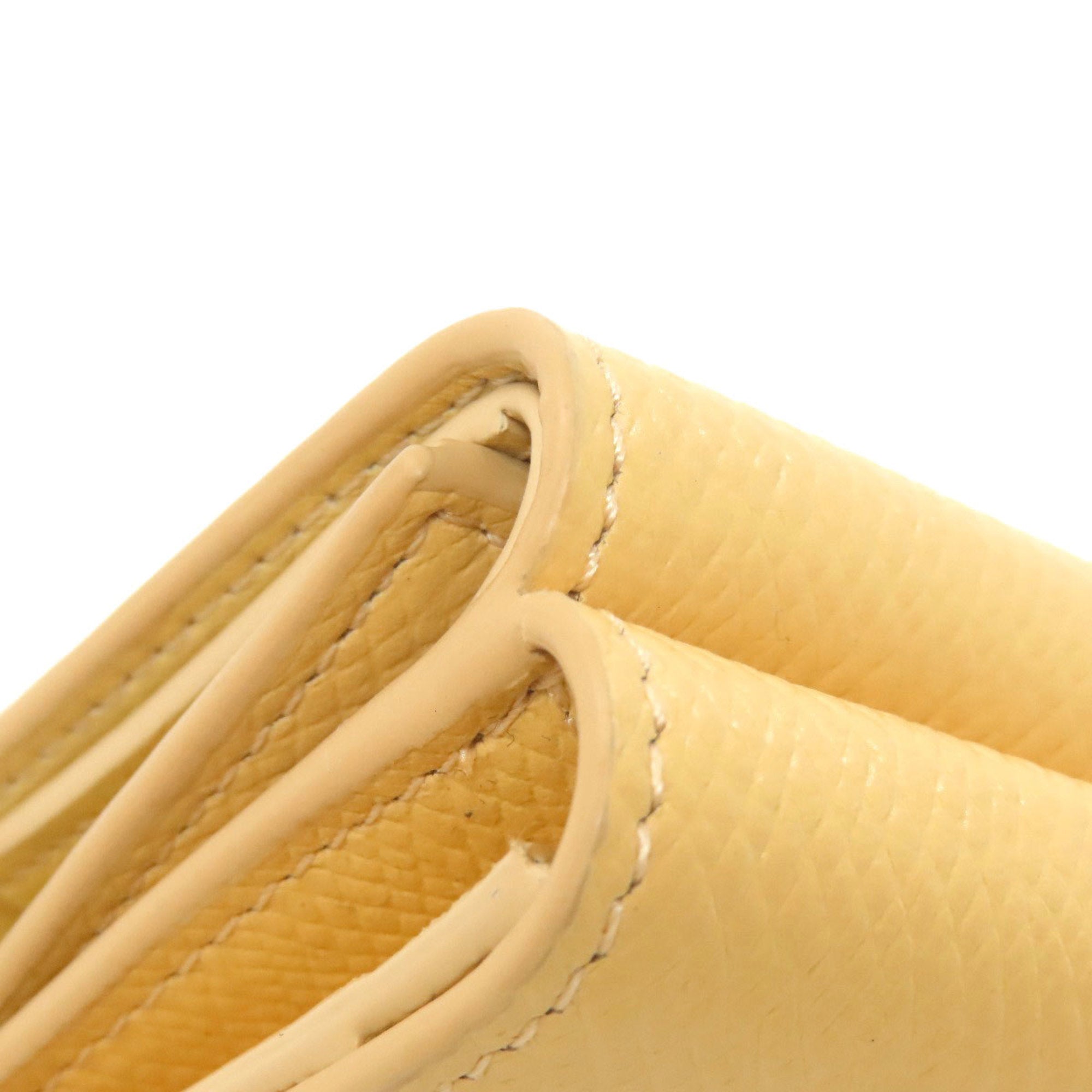 Celine Yellow Leather Wallet (Bi-Fold) (Pre-Owned)