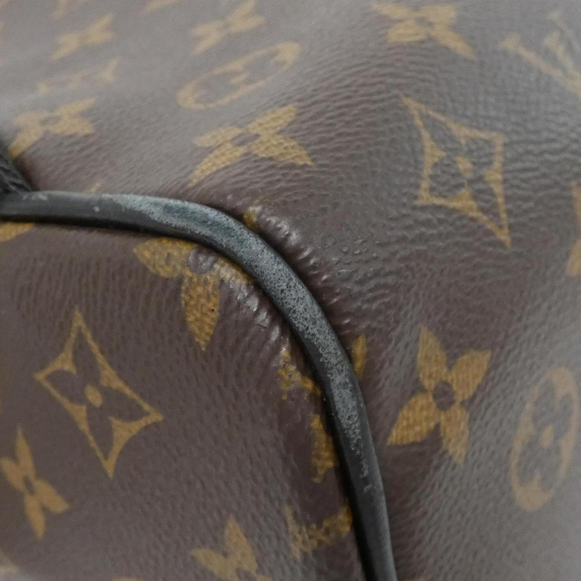 Louis Vuitton Brown Marron Coated Canvas Backpack (Pre-Owned)